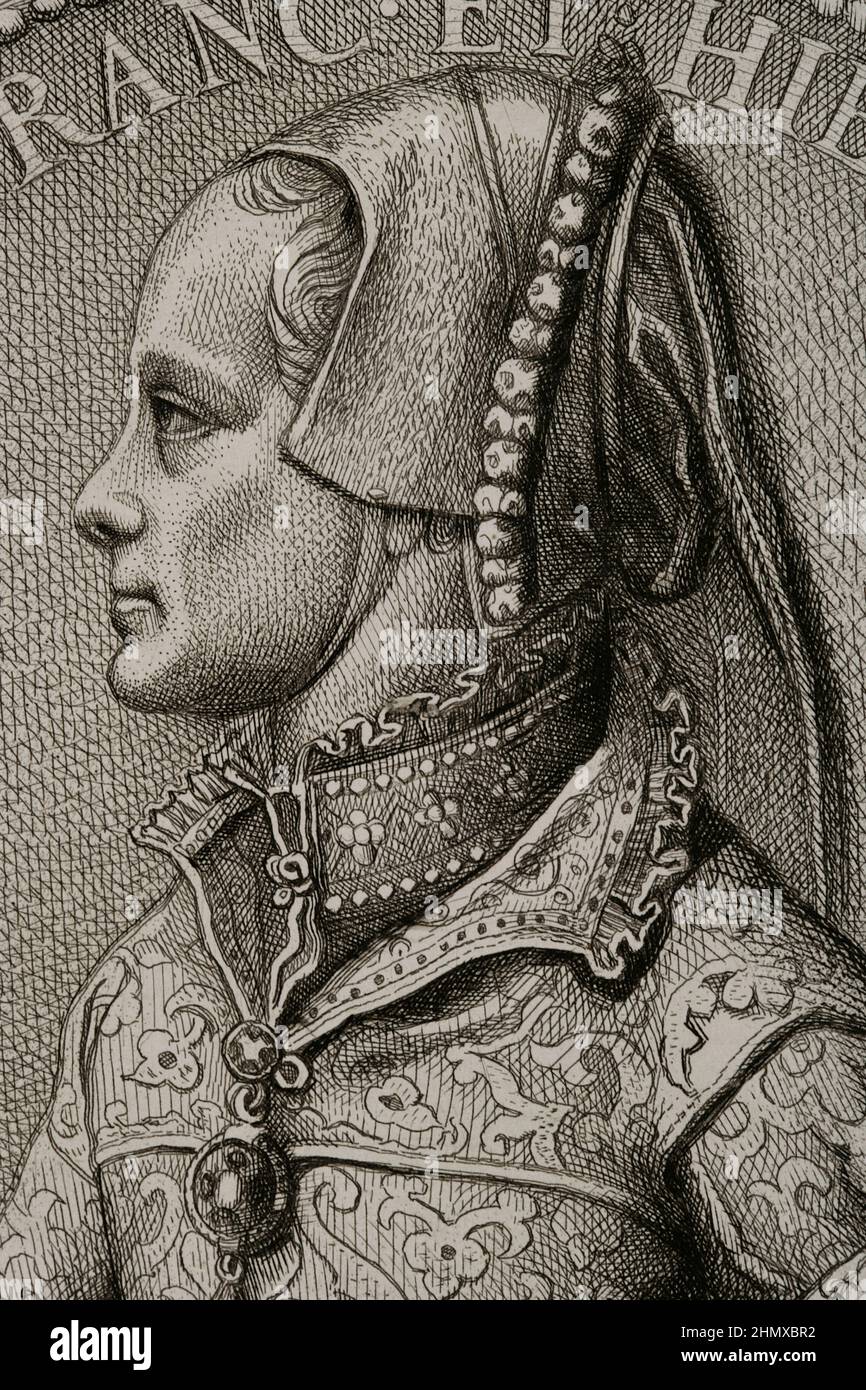 Mary tudor bloody mary fille de henry viii catherine de Banque de