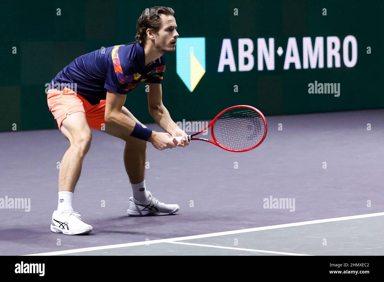 ROTTERDAM, PAYS-BAS - FÉVRIER 12: Wesley Koolhof des pays-Bas pendant le tournoi de tennis mondial ABN AMRO 49E à Rotterdam Ahoy le 12 février 2022 à Rotterdam, pays-Bas (photo de Herman Dingler/Orange Pictures) crédit: Orange pics BV/Alay Live News Banque D'Images