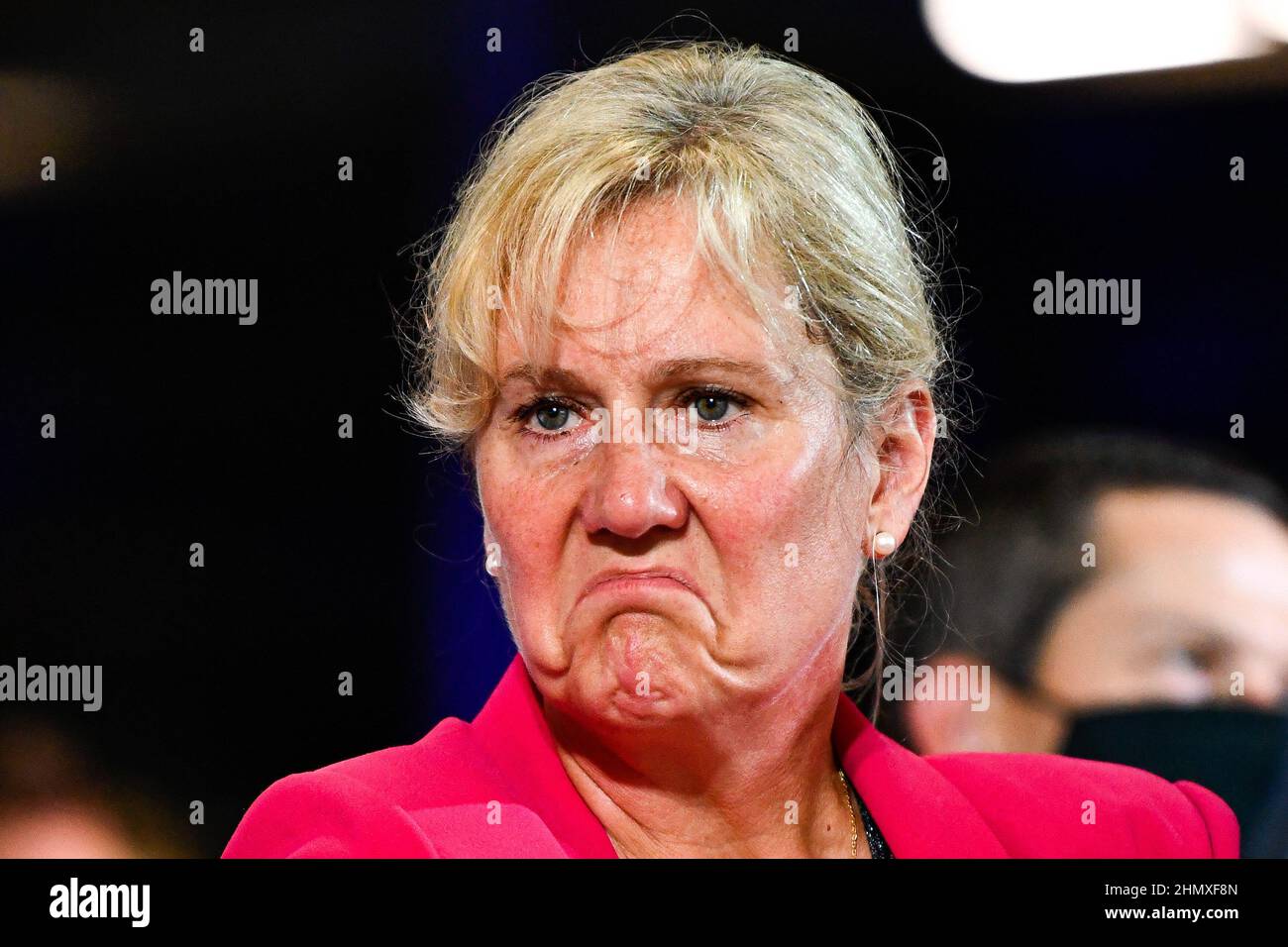 Nadine Morano, membre du parti de droite français les Républicains (LR) lors de l'année 'Campus des jeunes Républicainss' (Campus des jeunes Républicains) h Banque D'Images
