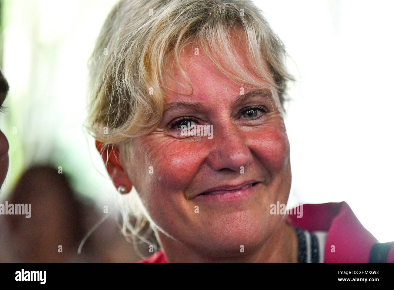 Nadine Morano, membre du parti de droite français les Républicains (LR) lors de l'année 'Campus des jeunes Républicainss' (Campus des jeunes Républicains) h Banque D'Images