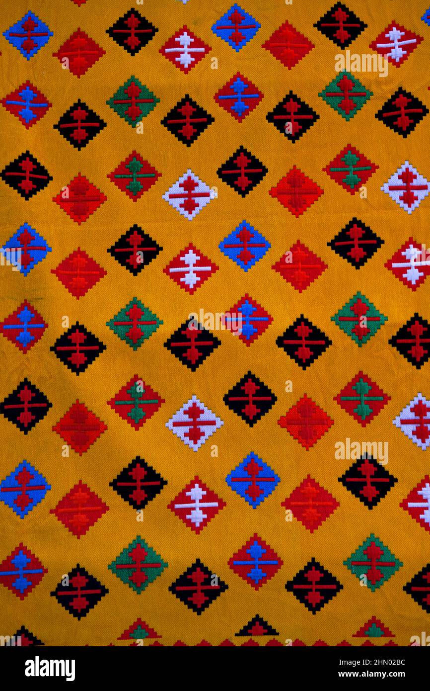 Arabie Saoudite, région d'Al Madinah, Alula ou Al Ula, marché local, tapis Banque D'Images