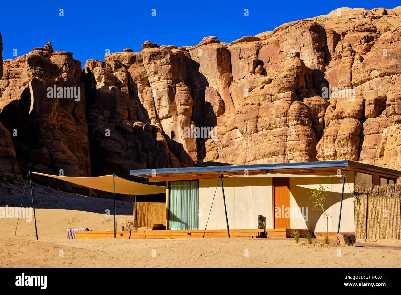 Arabie Saoudite, région d'Al Madinah, Alula ou Al Ula, Hôtel de chambres Banque D'Images