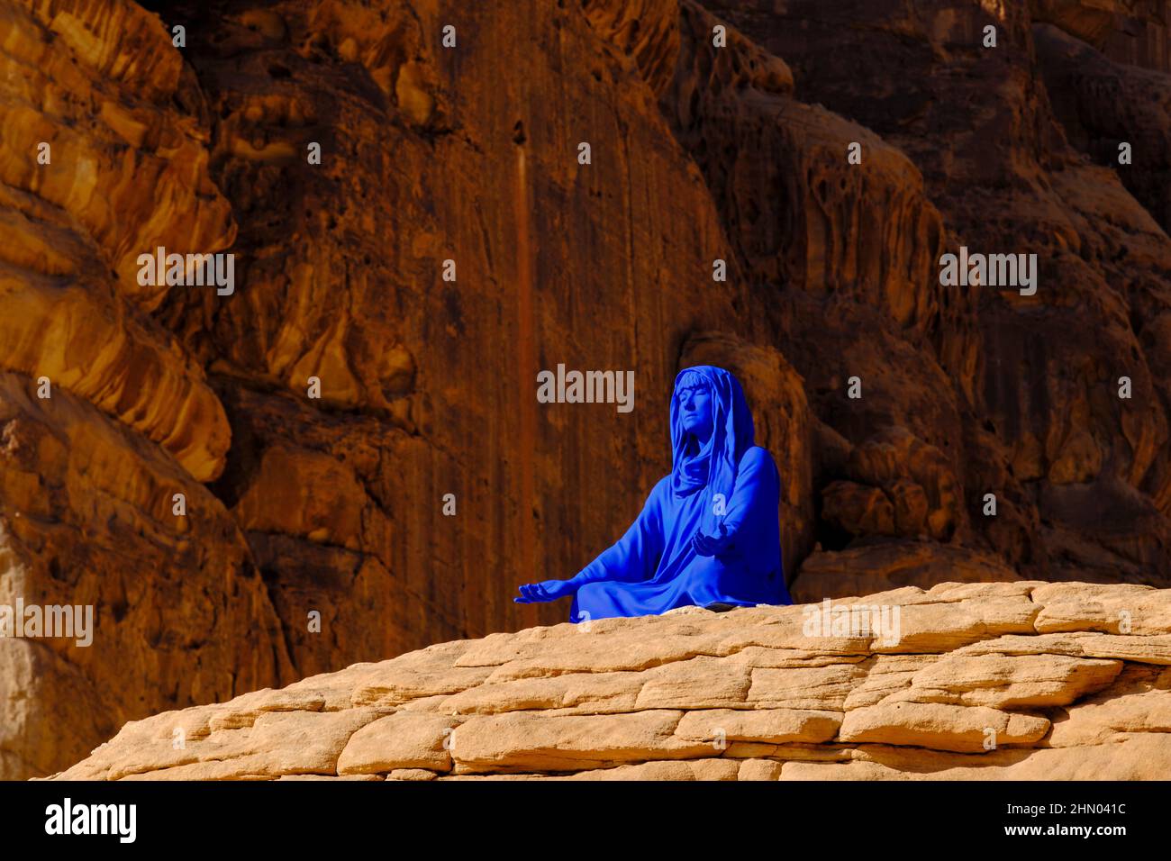 Arabie Saoudite, région d'Al Madinah, Alula ou Al Ula, Hôtel de chambres Banque D'Images