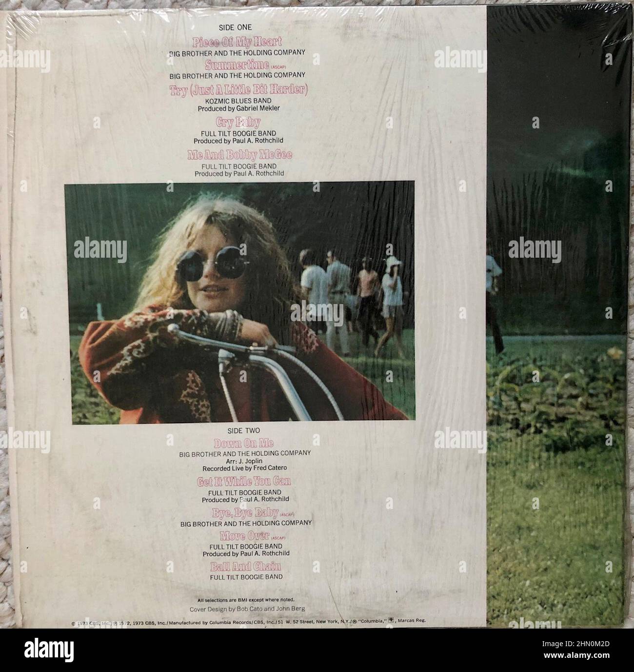 Janis Joplin Greatest Hits Album, 1973, Banque D'Images