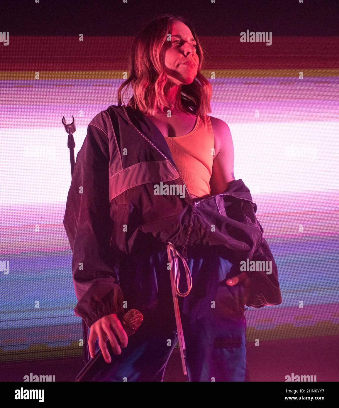 Glasgow, Écosse, 12th février l'ancienne Spice Girl, Melanie C également connue sous le nom de Sporty Spice, Mel C, Melanie Chisholm se produit le soir d'ouverture de sa tournée. Crédit: Chris McNulty/Alay Live News Banque D'Images Glasgow, Écosse, 12th février l'ancienne Spice Girl, Melanie C également connue sous le nom de Sporty Spice, Mel C, Melanie Chisholm se produit le soir d'ouverture de sa tournée. Crédit: Chris McNulty/Alay Live News Banque D'Images