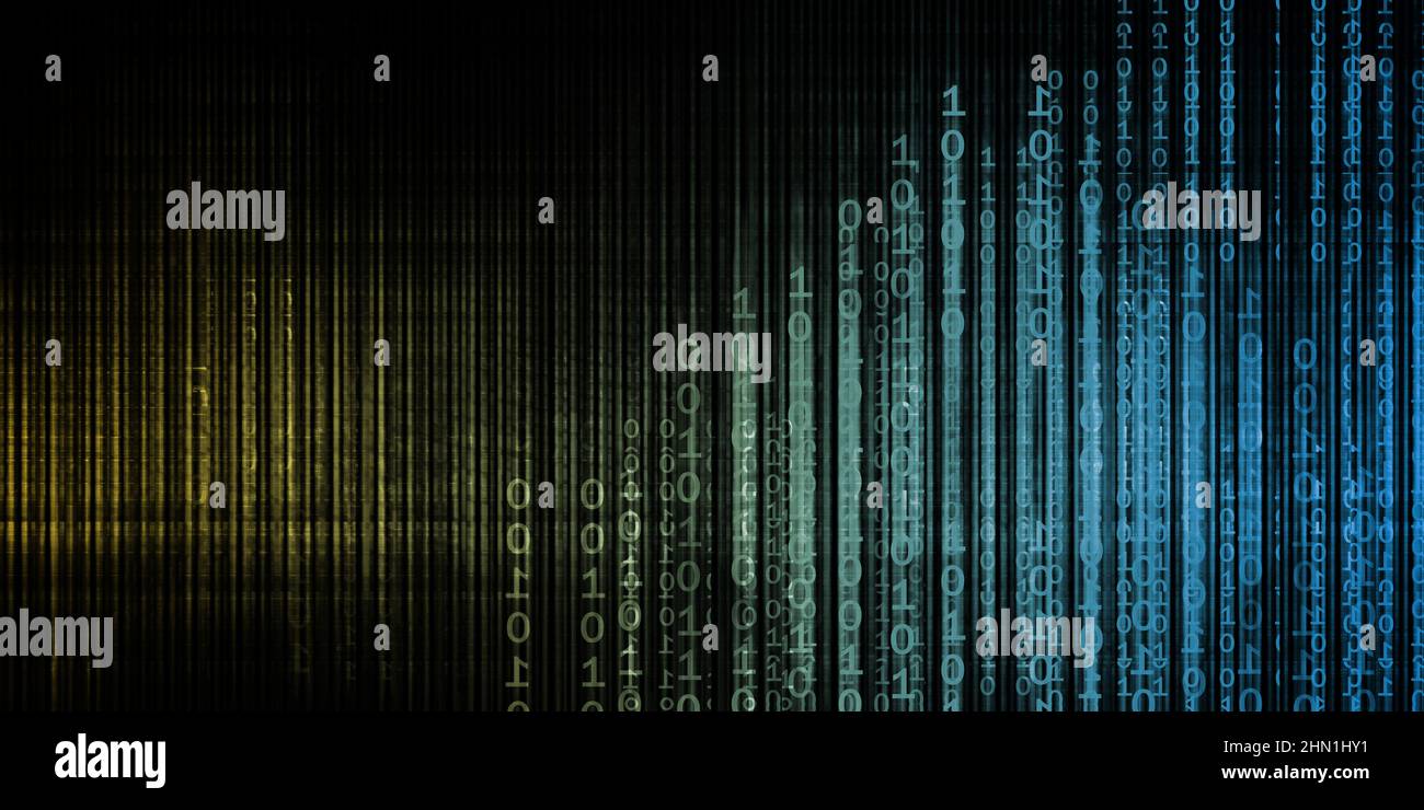 Résumé concept de technologie en tant que réseau Internet numérique Banque D'Images