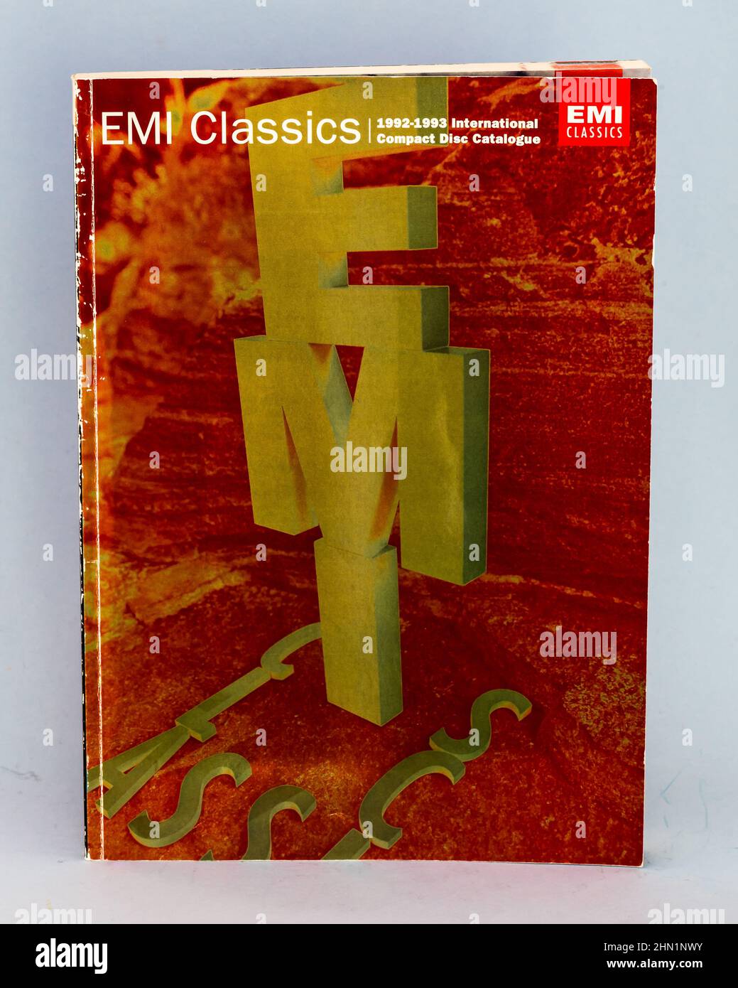 Souvenirs d'EMI - Catalogue des enregistrements classiques 1992/1993. Banque D'Images