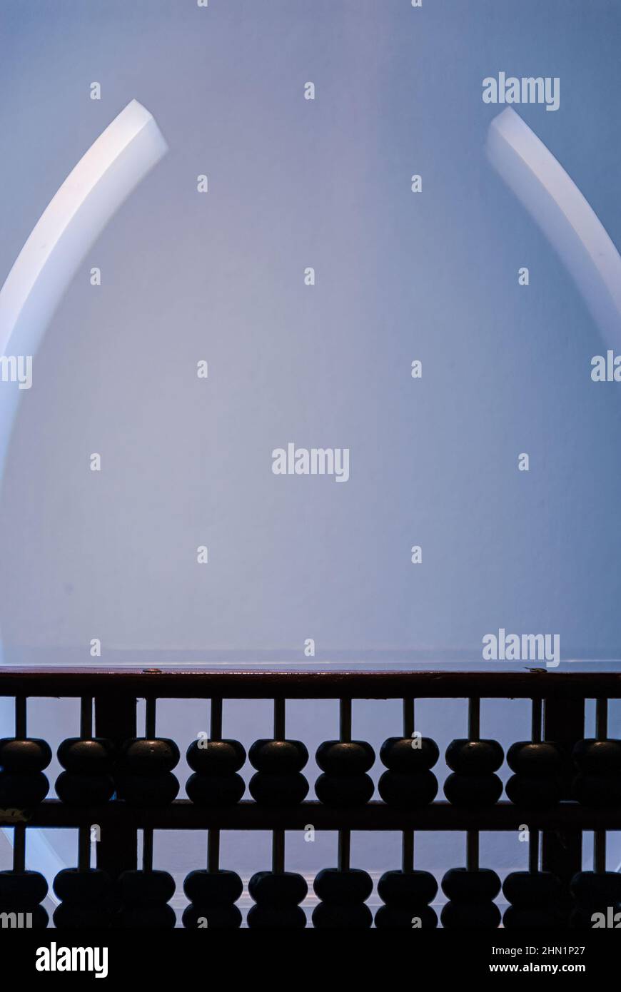 L'abacus, également appelé cadre de comptage, est un outil de calcul Banque D'Images