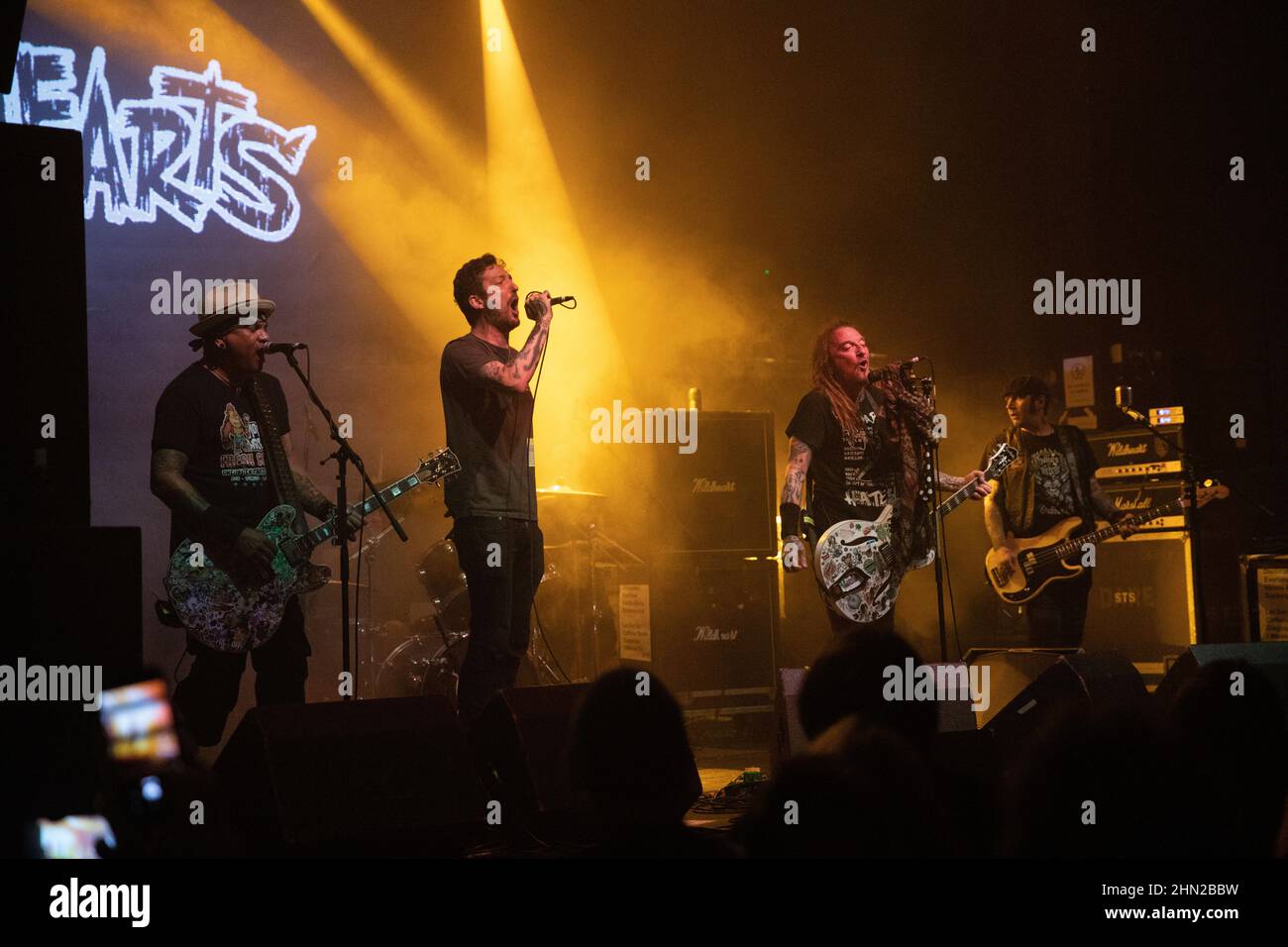 Frank Turner rejoint le Wildhearts ft Ginger en soutenant Frank Turner & The Sleeping Souls à l'académie O2, Newcastle, 13th juillet 2019 Banque D'Images