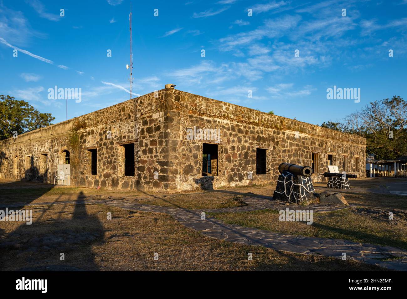 Fort San Basilio, ou Fuerte de la Contaduria. San Blas, Nayarit, Mexique. Banque D'Images