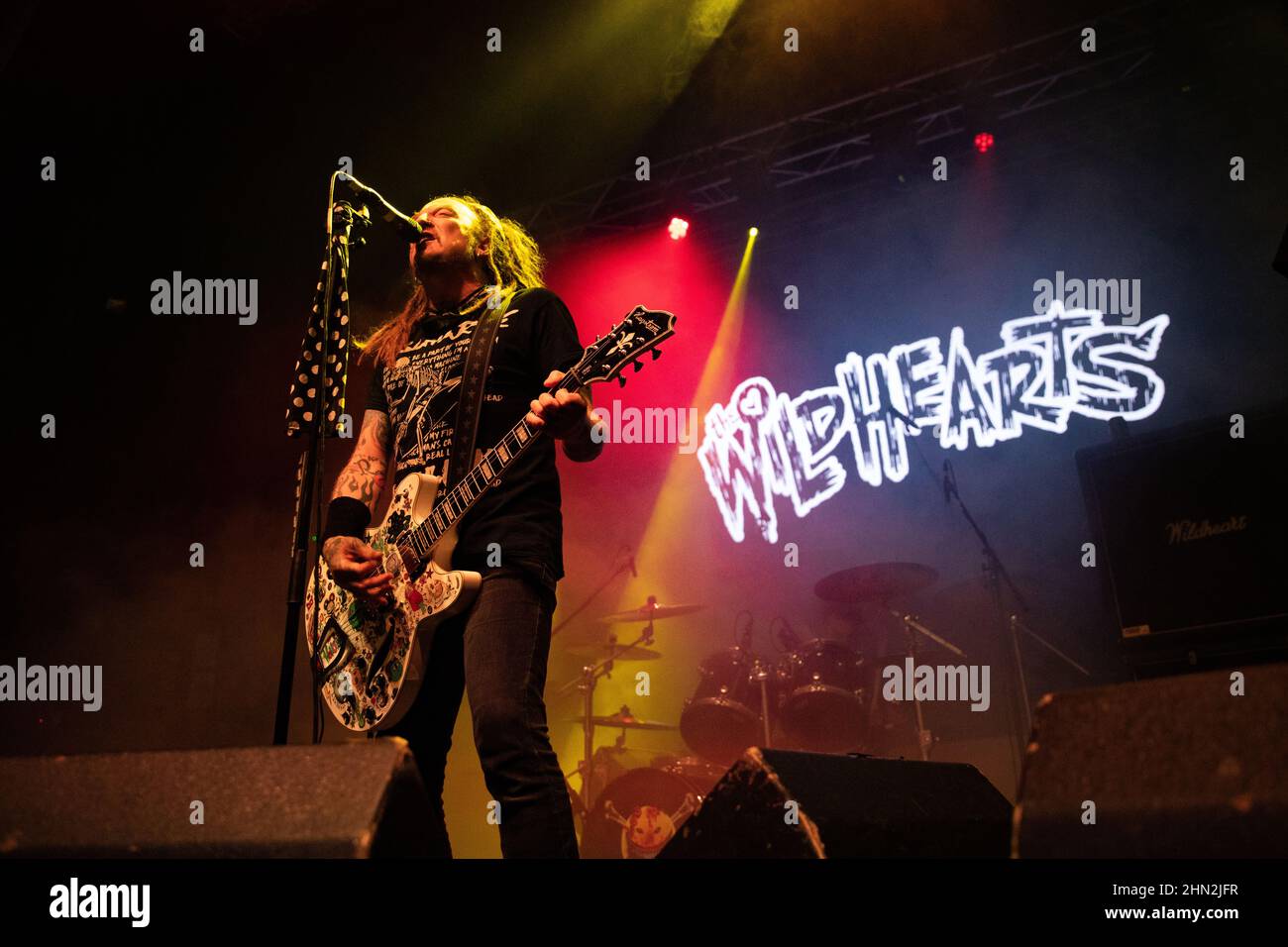 The Wildhearts ft Ginger soutient Frank Turner & The Sleeping Souls à la O2 Academy, Newcastle, 13th juillet 2019 Banque D'Images
