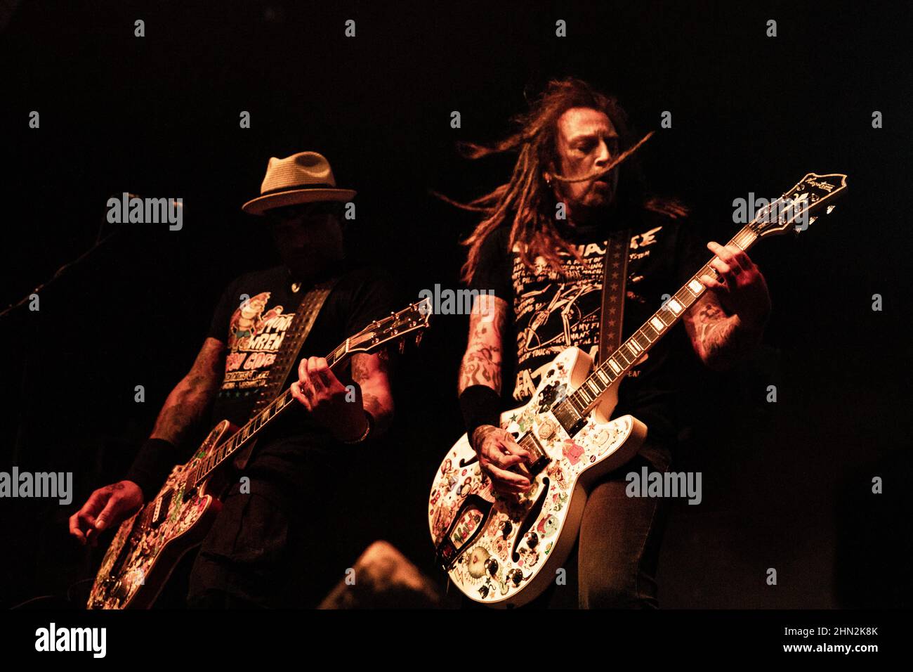 The Wildhearts ft Ginger soutient Frank Turner & The Sleeping Souls à la O2 Academy, Newcastle, 13th juillet 2019 Banque D'Images