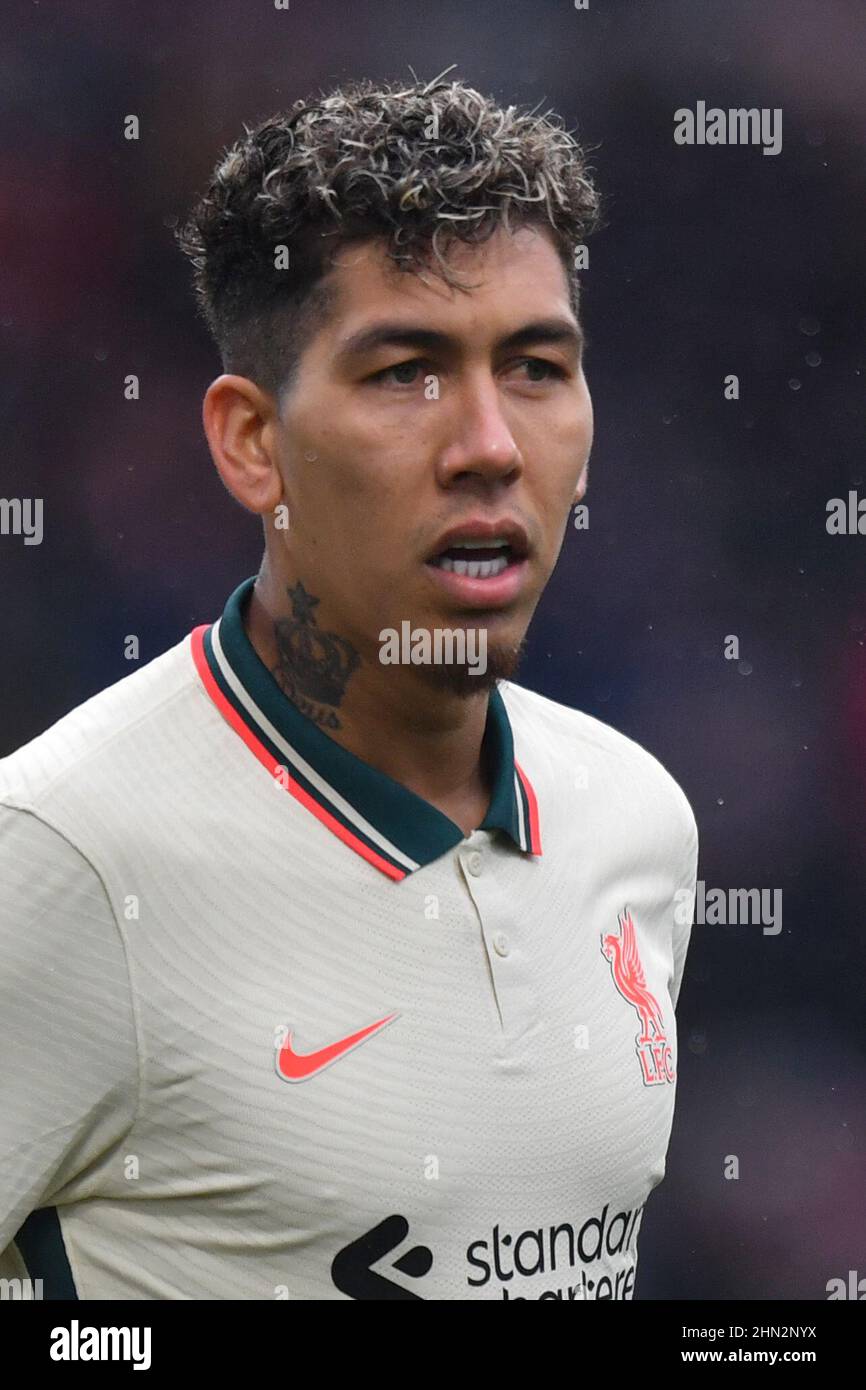 Burnley, Royaume-Uni. 13th févr. 2022. Roberto Firmino de Liverpool lors du match de la Premier League à Turf Moor, Burnley, Royaume-Uni. Date de la photo: Dimanche 13 février 2022. Crédit photo devrait se lire: Anthony Devlin crédit: Anthony Devlin/Alamy Live News Banque D'Images