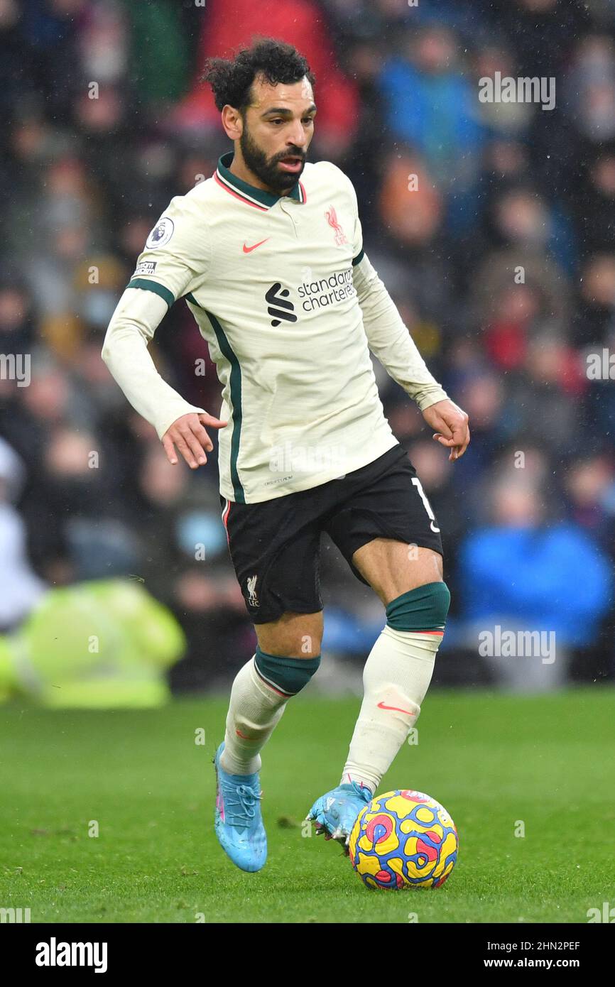 Burnley, Royaume-Uni. 13th févr. 2022. Mohamed Salah de Liverpool pendant le match de la Premier League à Turf Moor, Burnley, Royaume-Uni. Date de la photo: Dimanche 13 février 2022. Crédit photo devrait se lire: Anthony Devlin crédit: Anthony Devlin/Alamy Live News Banque D'Images