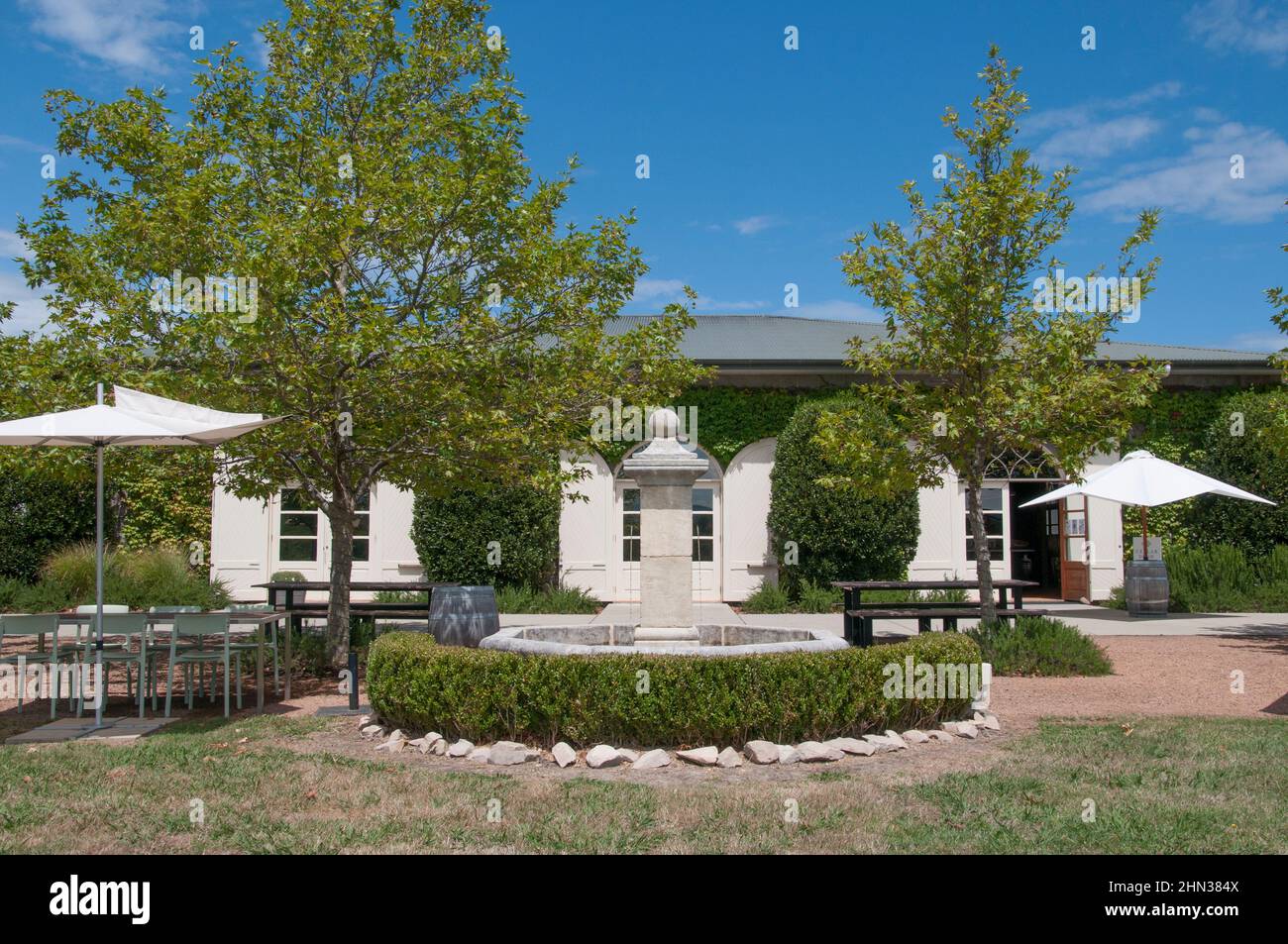Domaine de Dominique Portet dans la Yarra Valley, Victoria, Australie Banque D'Images