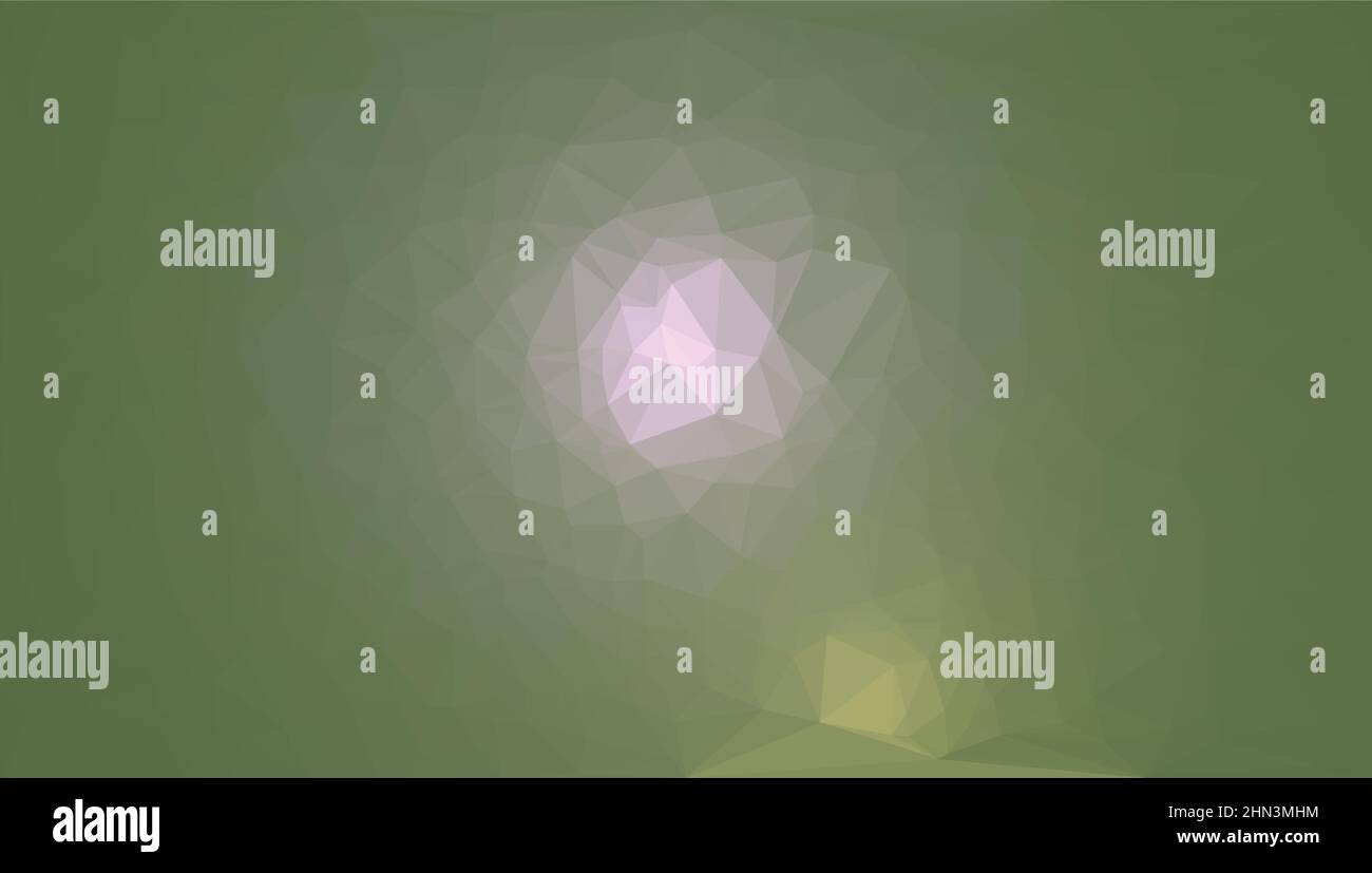 Arrière-plan abstrait en forme de triangle vert. Arrière-plan abstrait des triangles, conception vectorielle. Illustration de Vecteur