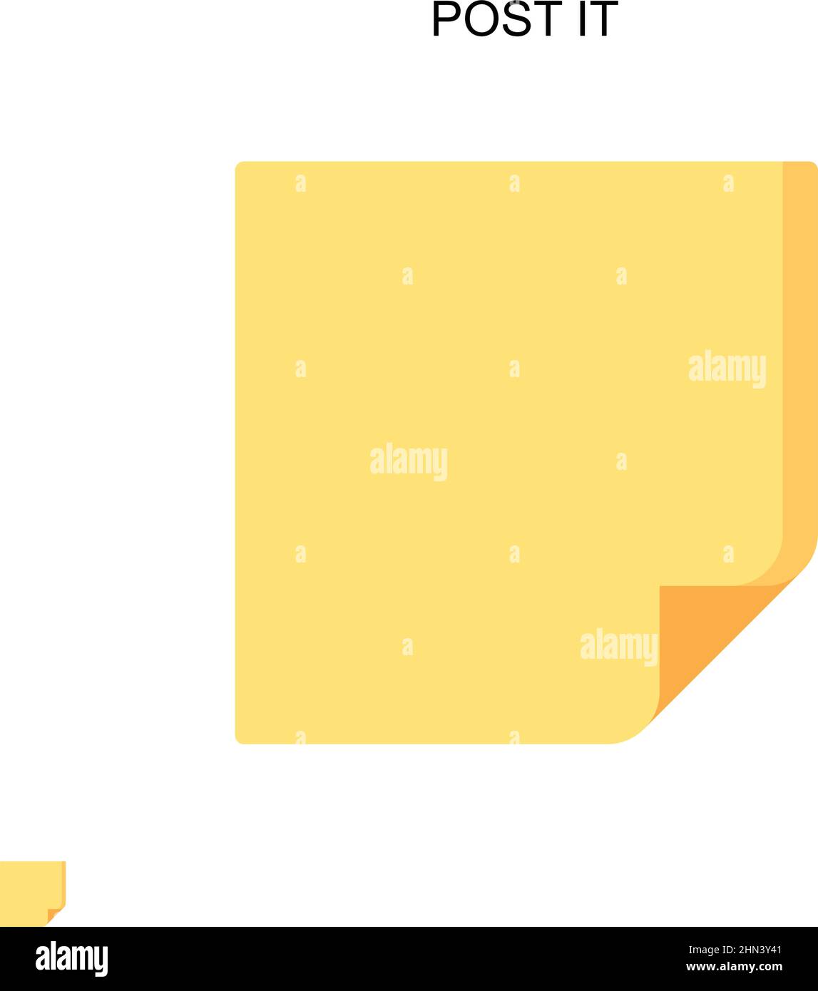 Poster une icône de vecteur simple. Modèle de conception de symbole d'illustration pour élément d'interface utilisateur Web mobile. Illustration de Vecteur