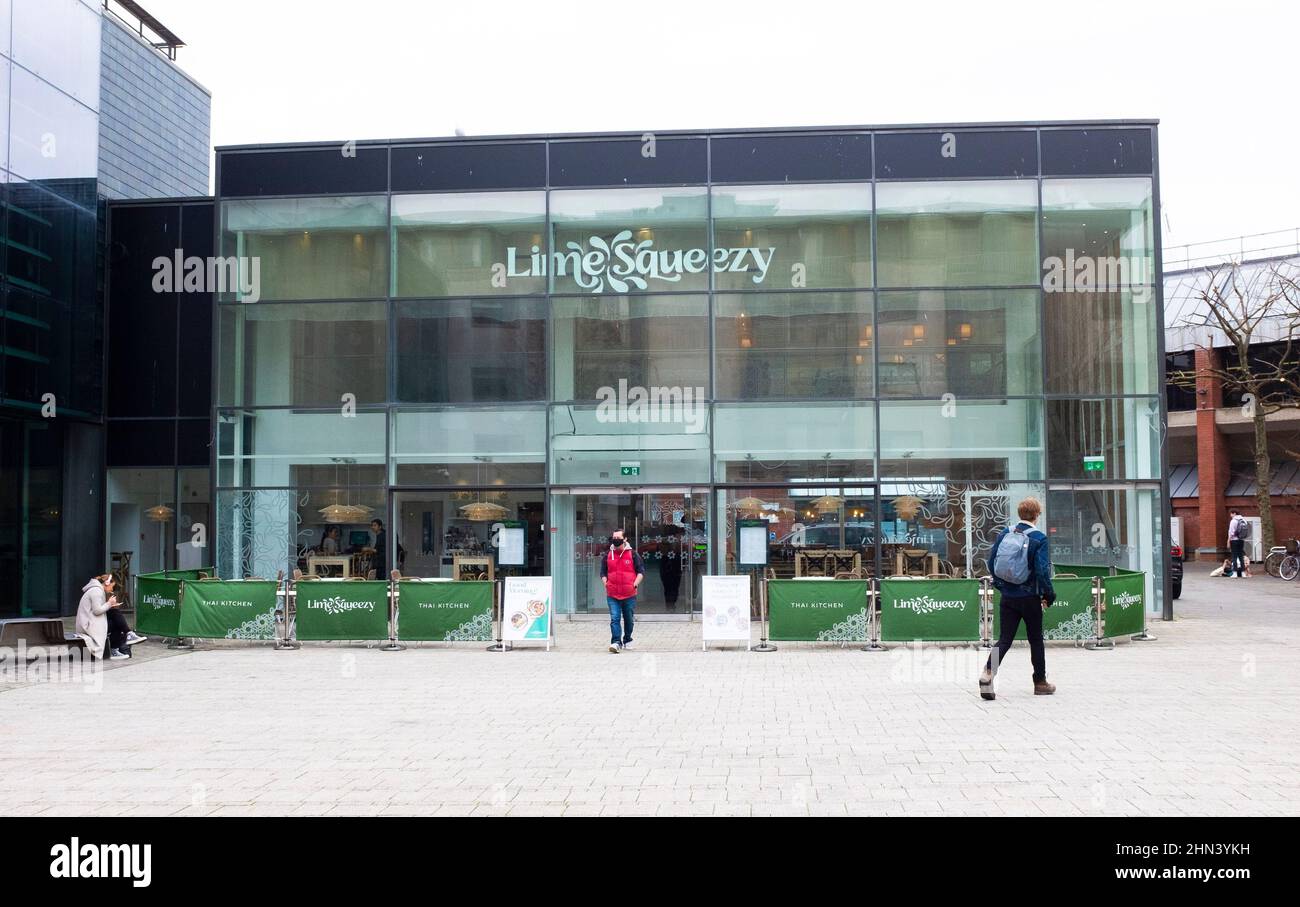 Restaurant thaïlandais Lime Squeezy à Jubilee Square dans la région de Laine Nord à Brighton , Sussex , Angleterre photo prise par Simon Dack Banque D'Images