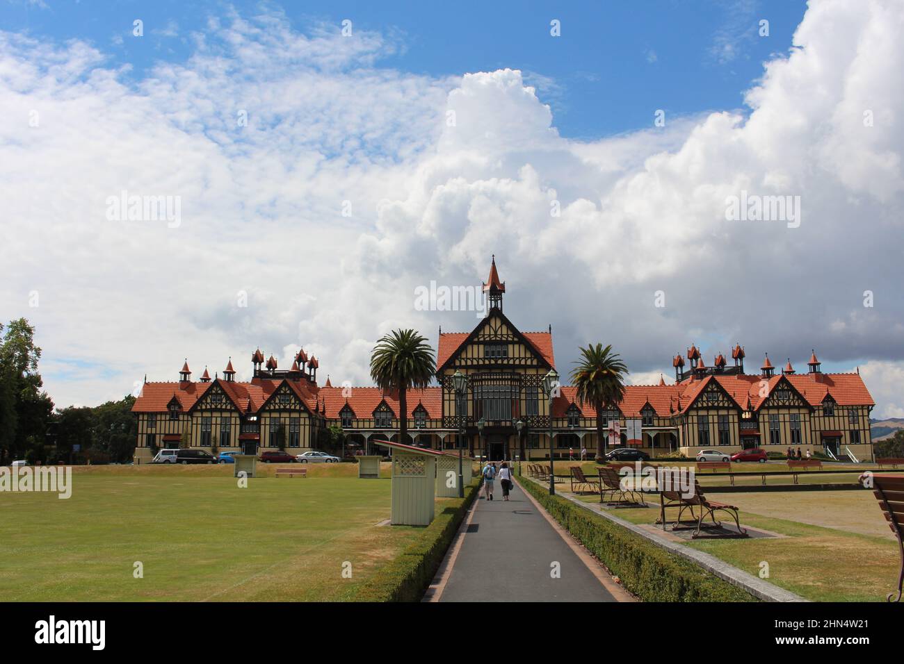 Musée de Rotorua Te Whare Taonga o Te Arawa, Nouvelle-Zélande Banque D'Images