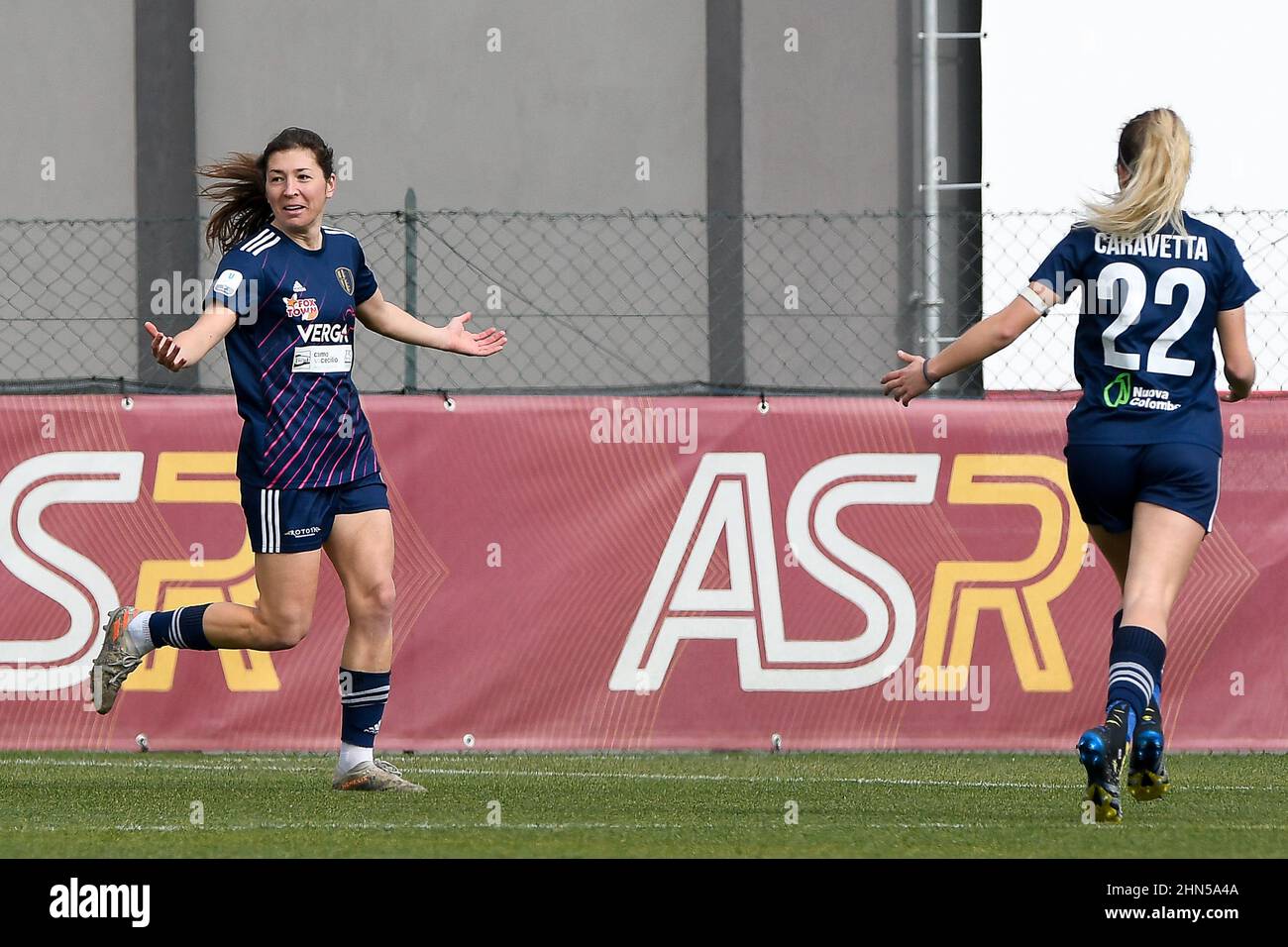 Rome, Italie, 13 février 2022, Elisa Carravetta de Como femmes FC et