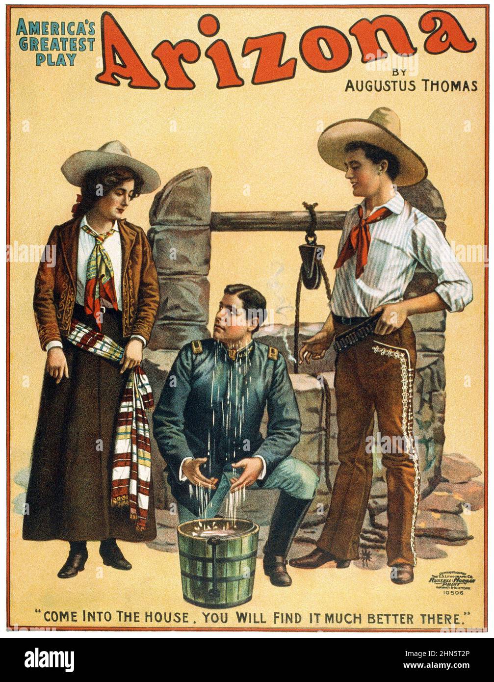 America's Greatest Play, Arizona, par Augustus Thomas. 1907. Banque D'Images