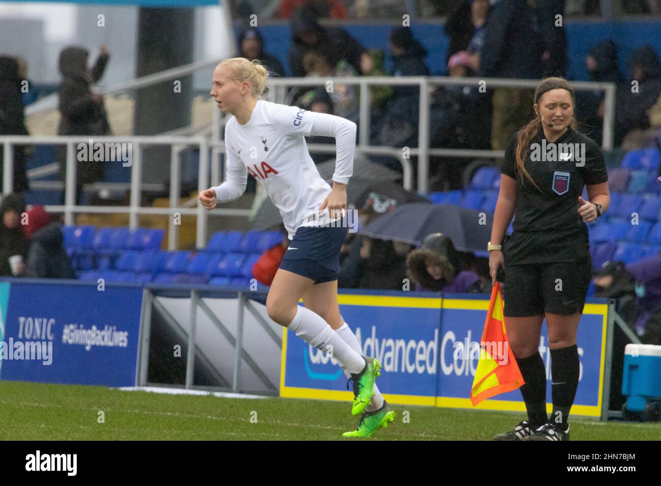 Birmingham City femmes vs Tottenham Hotspur femmes - faits saillants du match de Super League féminine (février 2022) | Tottenham gagne 2-0 Banque D'Images