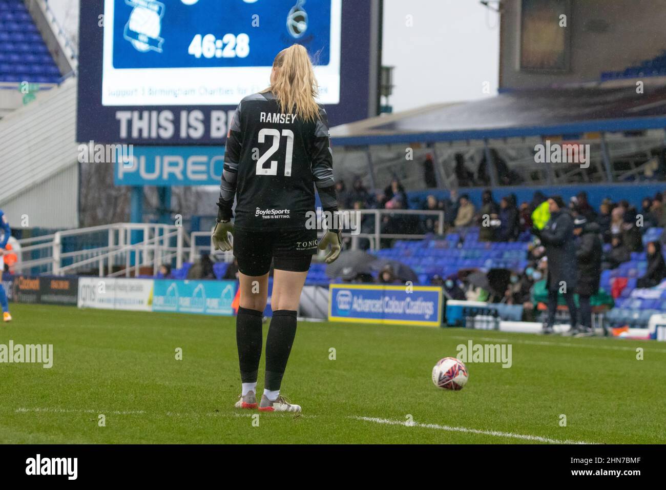 Birmingham City femmes vs Tottenham Hotspur femmes - faits saillants du match de Super League féminine (février 2022) | Tottenham gagne 2-0 Banque D'Images