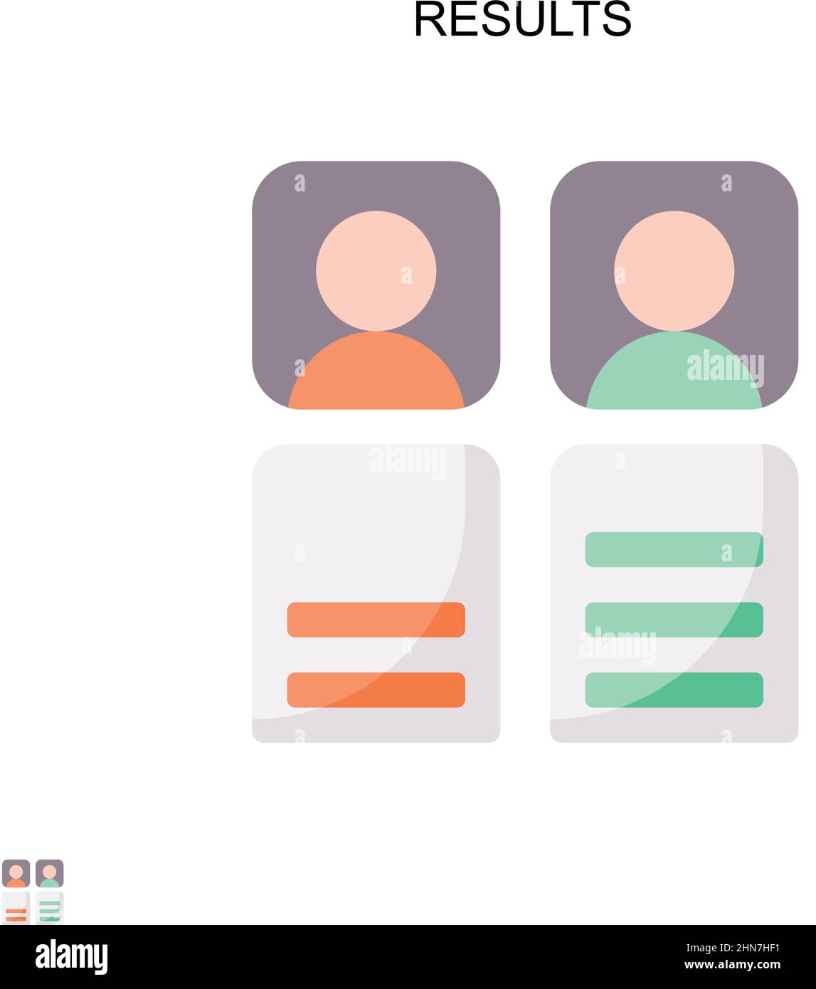 Résultats icône de vecteur simple.Modèle de conception de symbole d'illustration pour élément d'interface utilisateur Web mobile. Illustration de Vecteur Résultats icône de vecteur simple.Modèle de conception de symbole d'illustration pour élément d'interface utilisateur Web mobile. Illustration de Vecteur