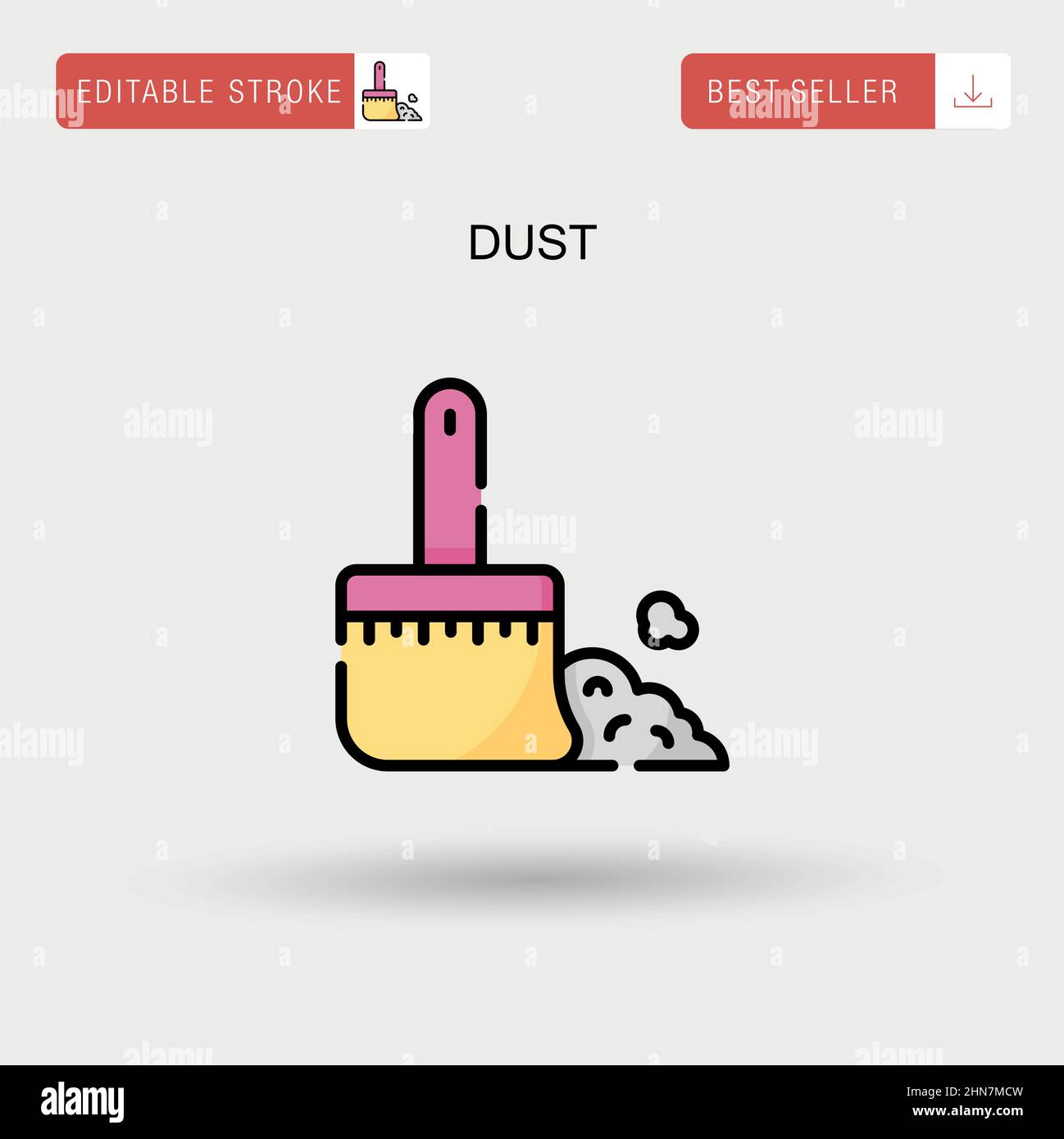 Icône de vecteur simple Dust. Illustration de Vecteur