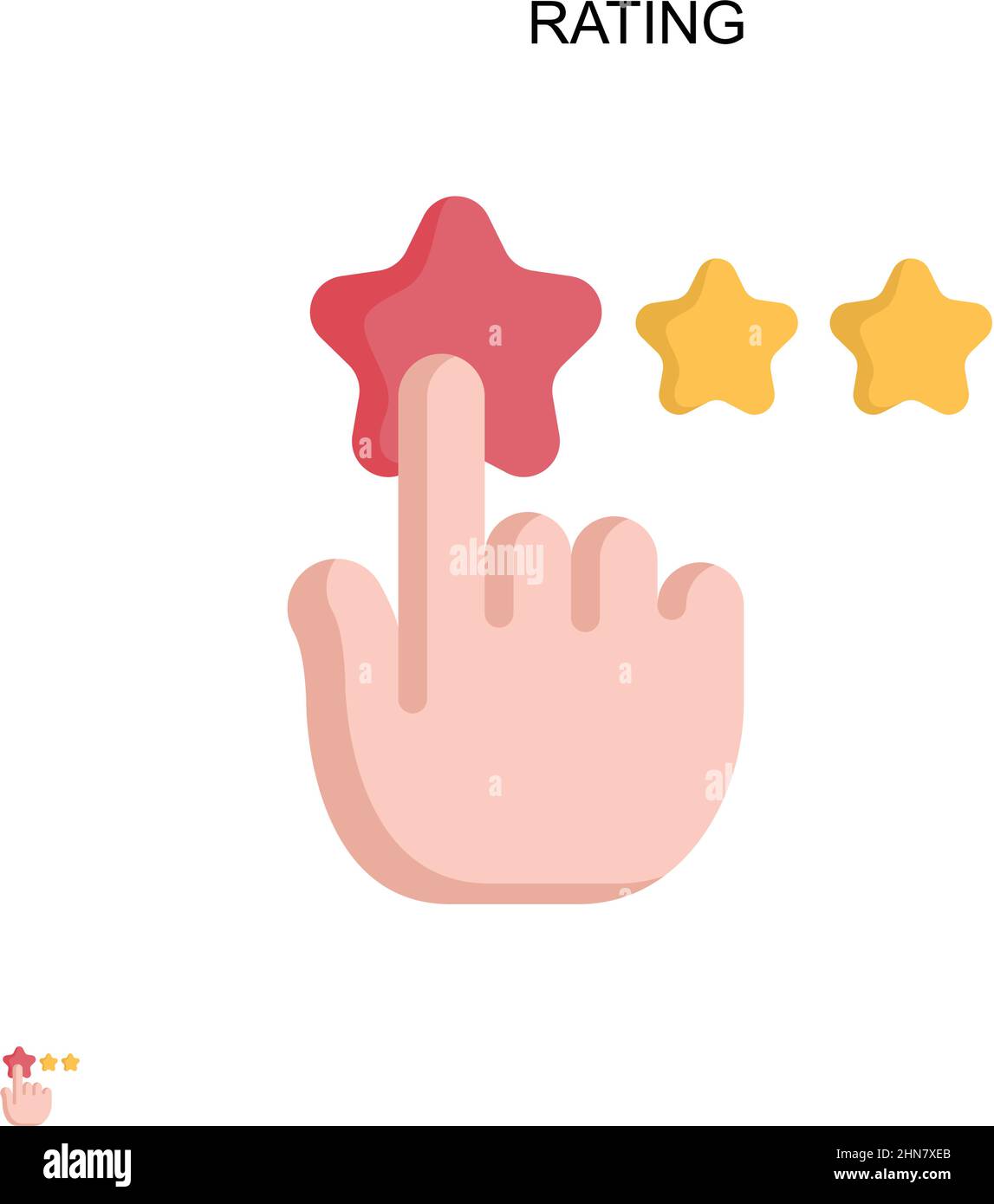 Icône de vecteur simple d'évaluation.Modèle de conception de symbole d'illustration pour élément d'interface utilisateur Web mobile. Illustration de Vecteur Icône de vecteur simple d'évaluation.Modèle de conception de symbole d'illustration pour élément d'interface utilisateur Web mobile. Illustration de Vecteur