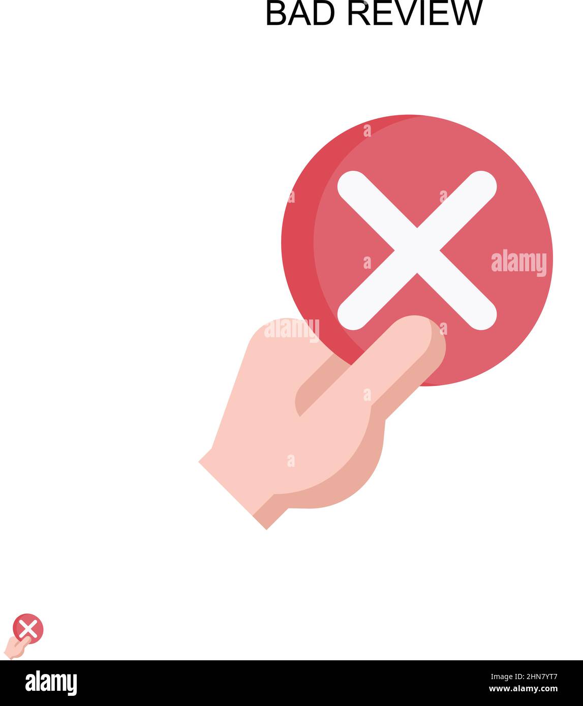 Icône de vecteur simple de revue incorrecte. Modèle de conception de symbole d'illustration pour élément d'interface utilisateur Web mobile. Illustration de Vecteur Icône de vecteur simple de revue incorrecte. Modèle de conception de symbole d'illustration pour élément d'interface utilisateur Web mobile. Illustration de Vecteur