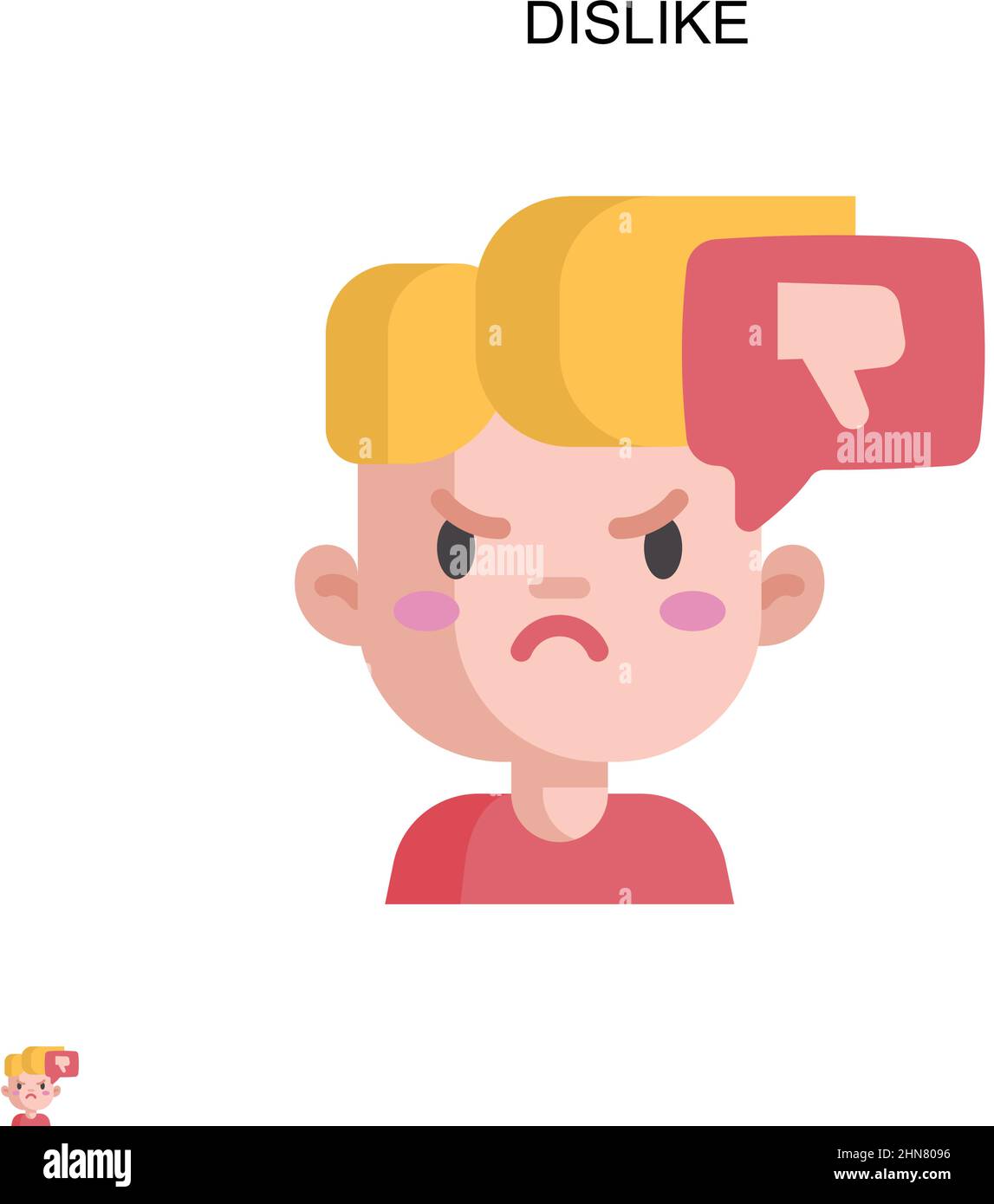 N'aime pas l'icône de vecteur simple.Modèle de conception de symbole d'illustration pour élément d'interface utilisateur Web mobile. Illustration de Vecteur N'aime pas l'icône de vecteur simple.Modèle de conception de symbole d'illustration pour élément d'interface utilisateur Web mobile. Illustration de Vecteur