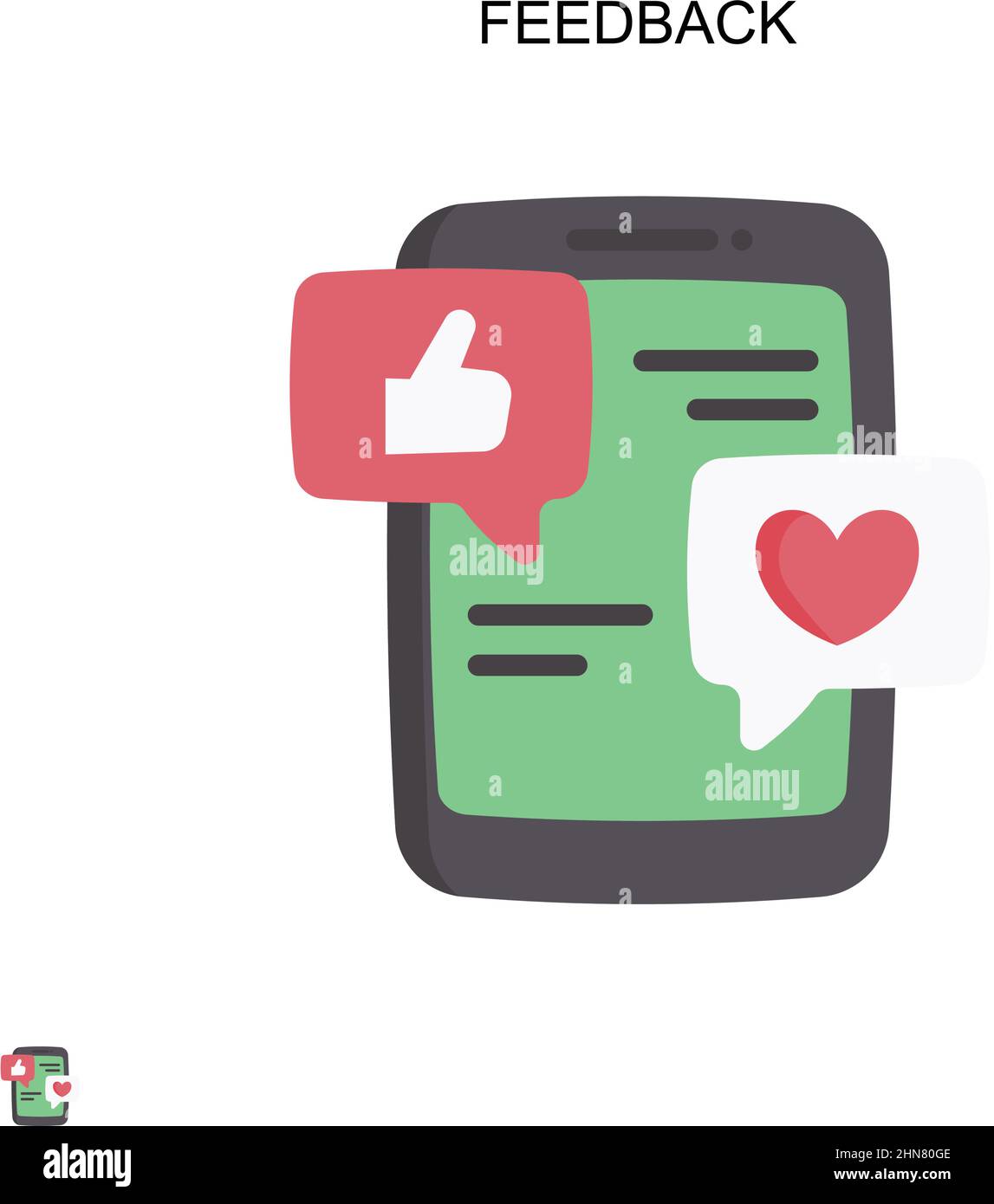 Icône de vecteur simple de rétroaction.Modèle de conception de symbole d'illustration pour élément d'interface utilisateur Web mobile. Illustration de Vecteur Icône de vecteur simple de rétroaction.Modèle de conception de symbole d'illustration pour élément d'interface utilisateur Web mobile. Illustration de Vecteur