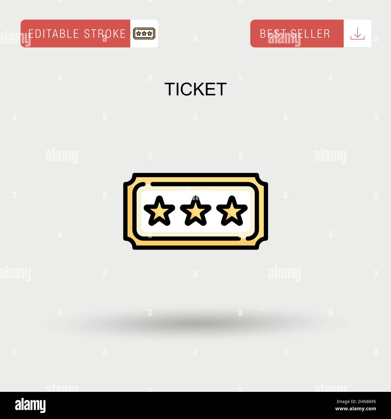 Modèle de ticket d'entrée en or. : image vectorielle de stock (libre de  droits) 1256600146