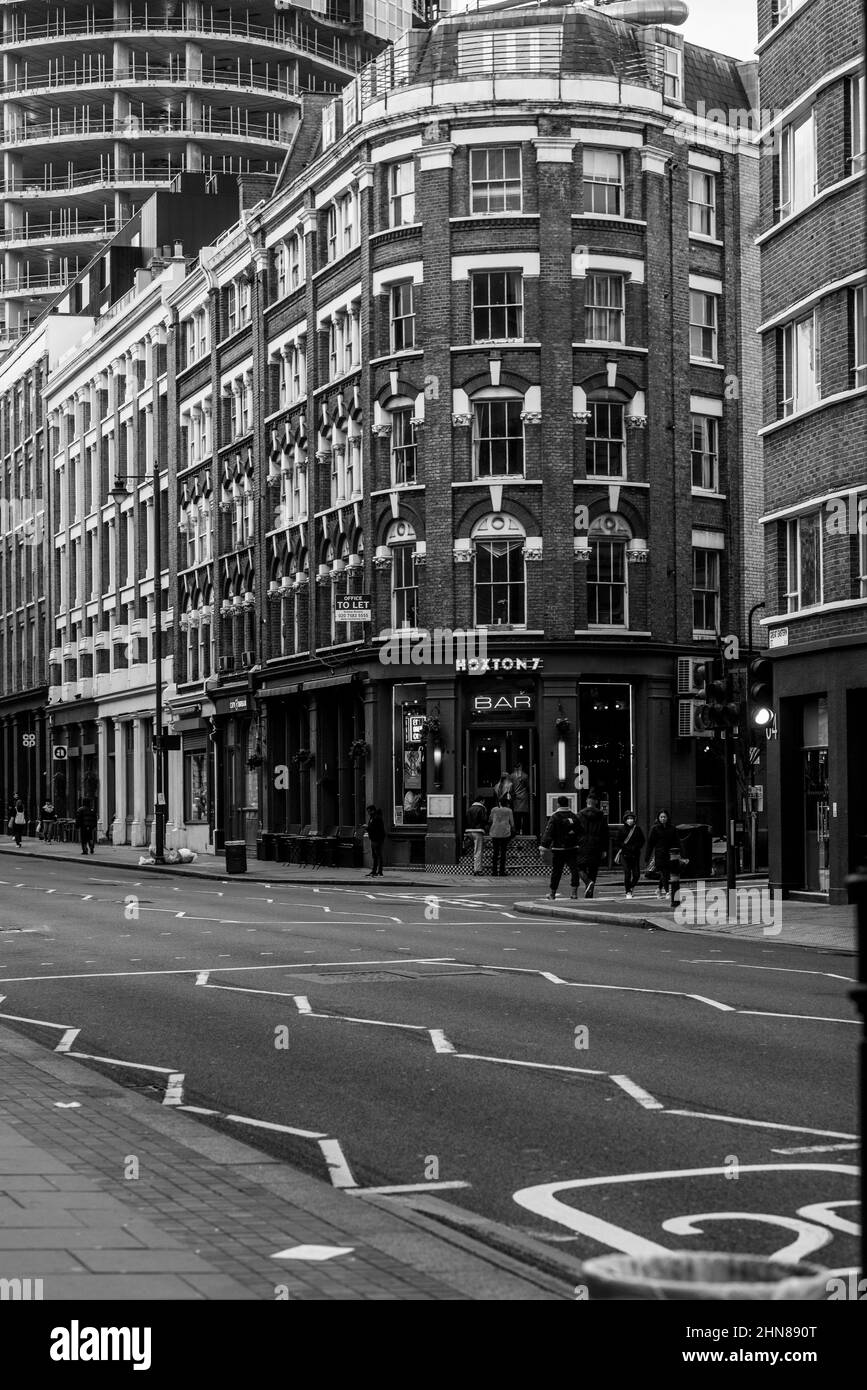 Londres autour de Brick Lane Eat End Banque D'Images