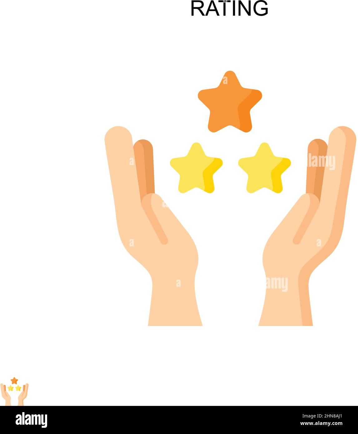 Icône de vecteur simple d'évaluation.Modèle de conception de symbole d'illustration pour élément d'interface utilisateur Web mobile. Illustration de Vecteur Icône de vecteur simple d'évaluation.Modèle de conception de symbole d'illustration pour élément d'interface utilisateur Web mobile. Illustration de Vecteur