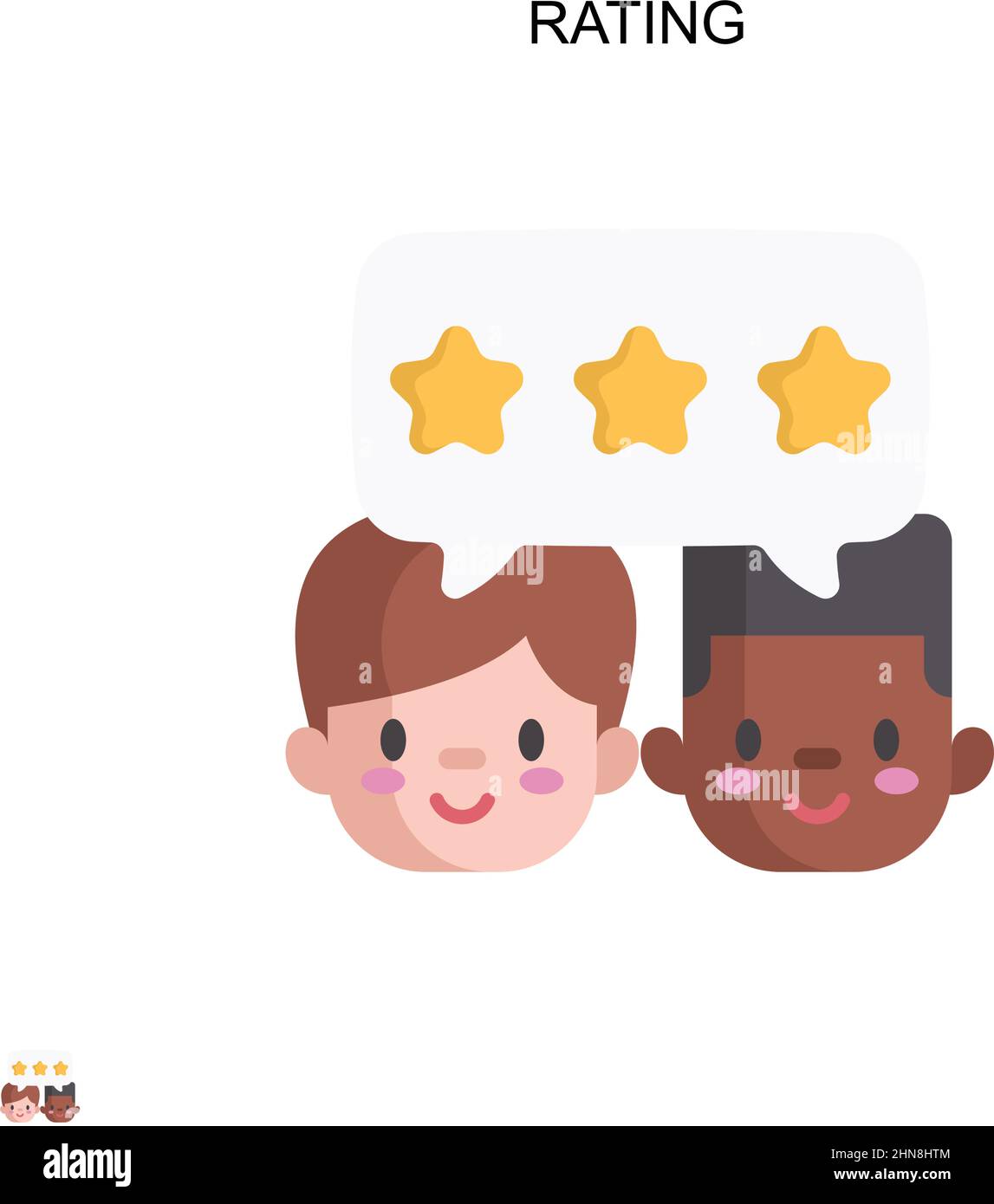 Icône de vecteur simple d'évaluation.Modèle de conception de symbole d'illustration pour élément d'interface utilisateur Web mobile. Illustration de Vecteur Icône de vecteur simple d'évaluation.Modèle de conception de symbole d'illustration pour élément d'interface utilisateur Web mobile. Illustration de Vecteur