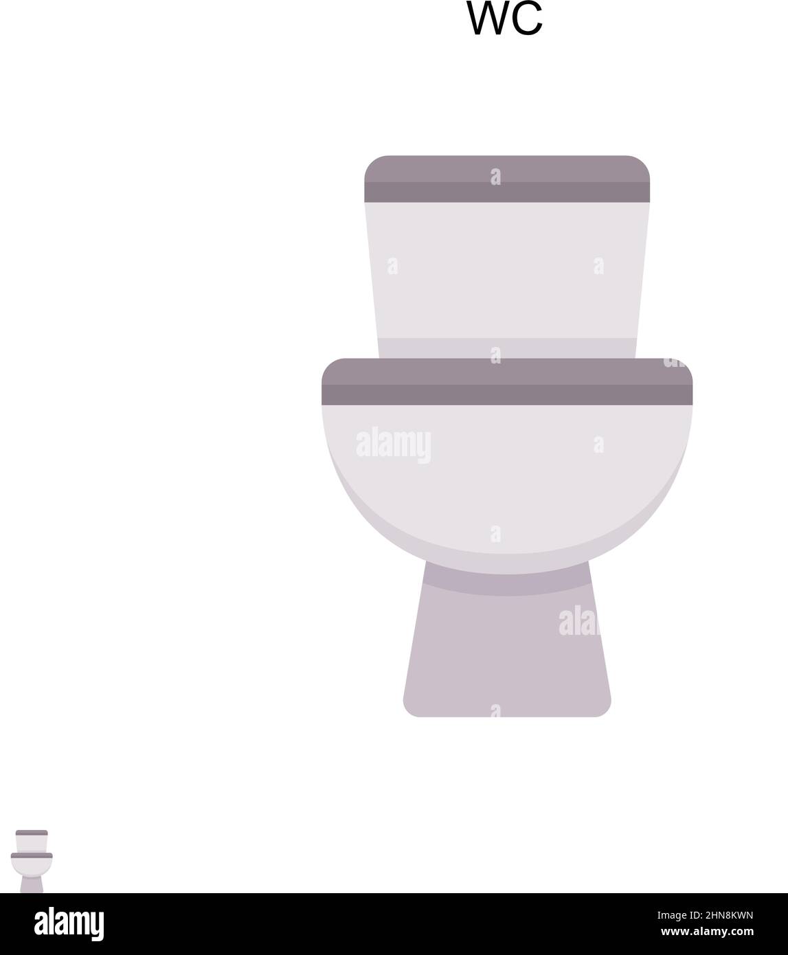Icône de vecteur simple WC.Modèle de conception de symbole d'illustration pour élément d'interface utilisateur Web mobile. Illustration de Vecteur Icône de vecteur simple WC.Modèle de conception de symbole d'illustration pour élément d'interface utilisateur Web mobile. Illustration de Vecteur