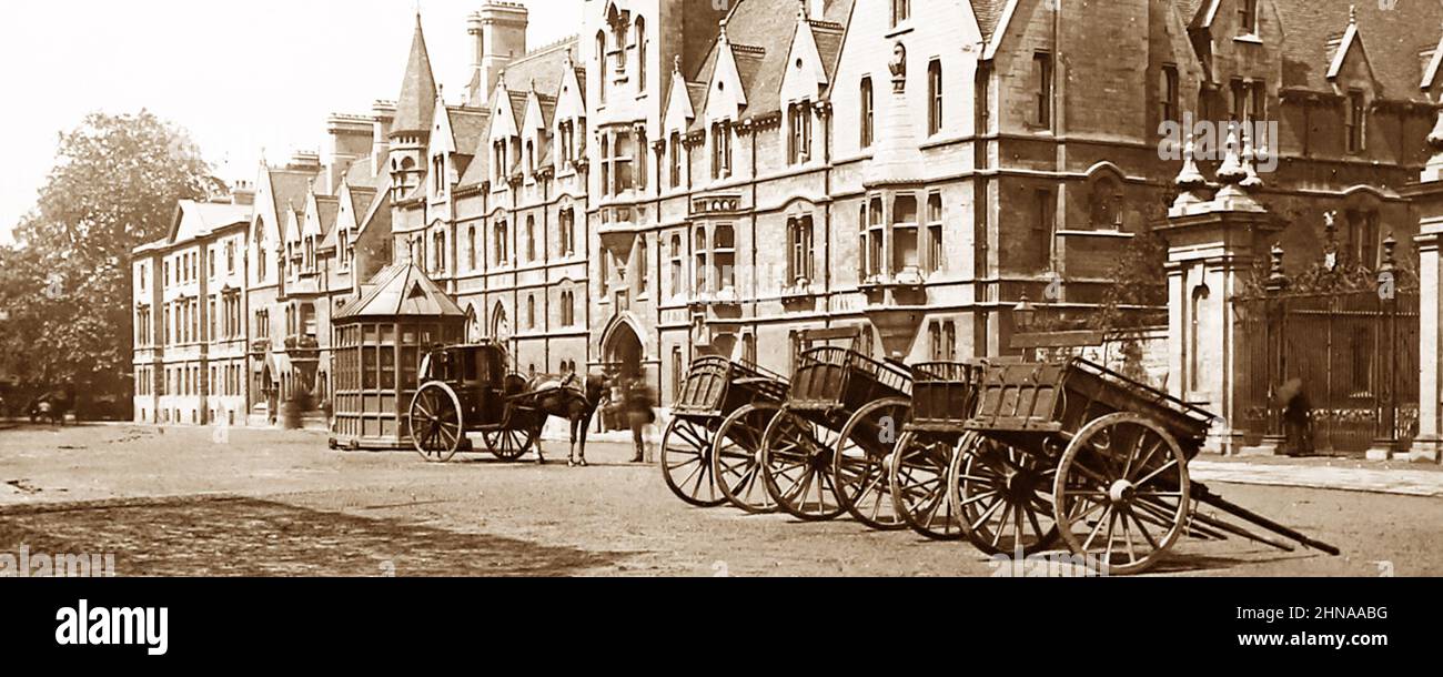 Balliol College, Oxford, époque victorienne Banque D'Images