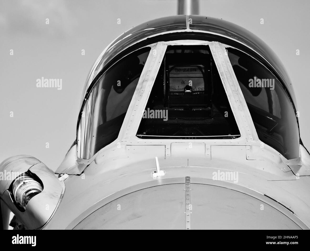 Avion de chasse et admission de carburant Banque D'Images