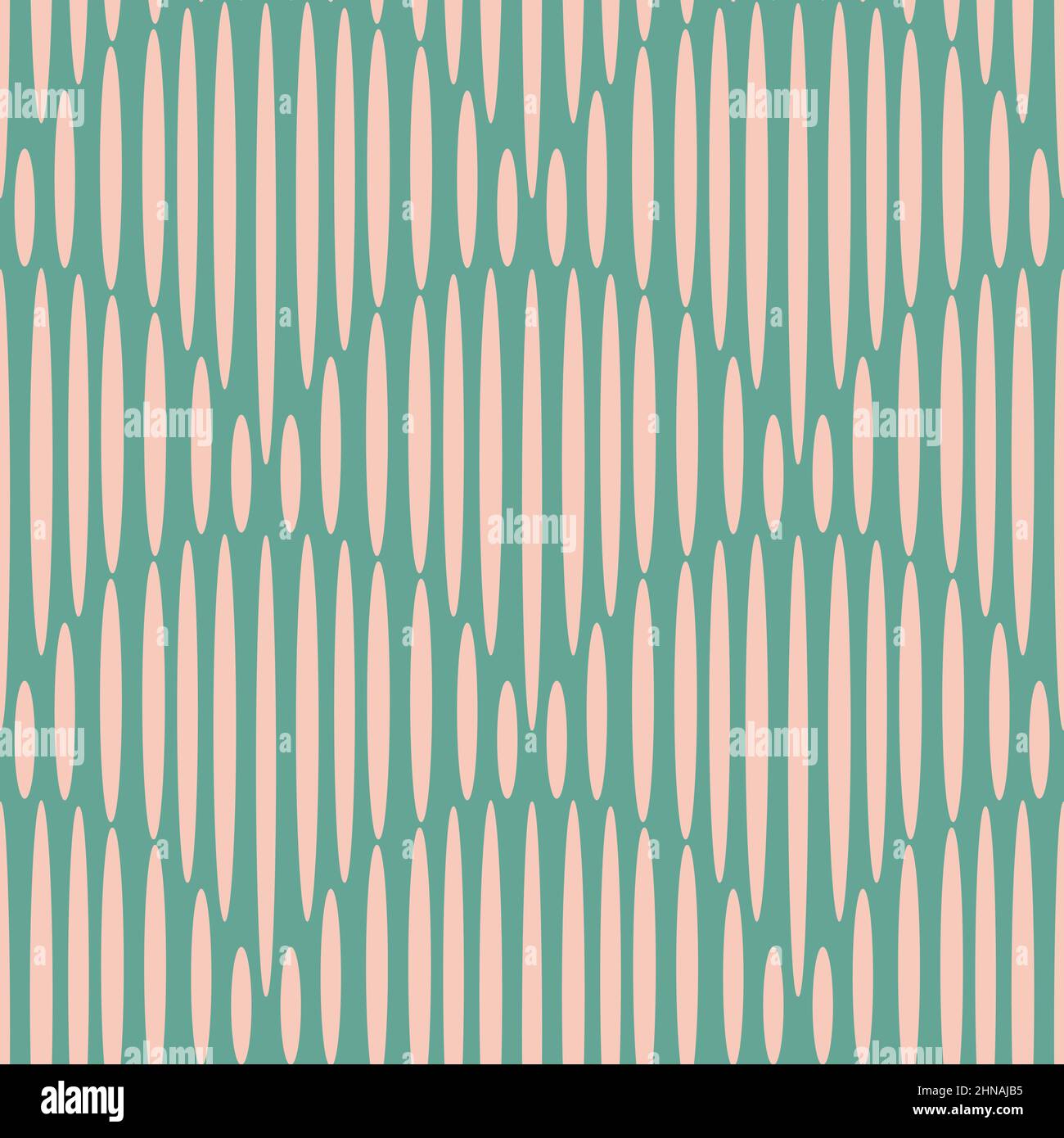 Arrière-plan sans couture à motif abstrait festonné vectoriel. Toile de fond avec formes texturées de grunge en un seul trait de pinceau. Motif bleu rose. Vague Illustration de Vecteur