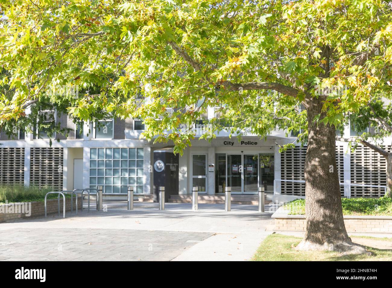 Bureau AFP de la police fédérale australienne dans le centre-ville de Canberra, ACT, Australie Banque D'Images