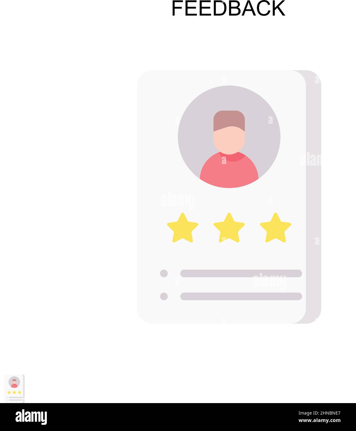 Icône de vecteur simple de rétroaction.Modèle de conception de symbole d'illustration pour élément d'interface utilisateur Web mobile. Illustration de Vecteur Icône de vecteur simple de rétroaction.Modèle de conception de symbole d'illustration pour élément d'interface utilisateur Web mobile. Illustration de Vecteur