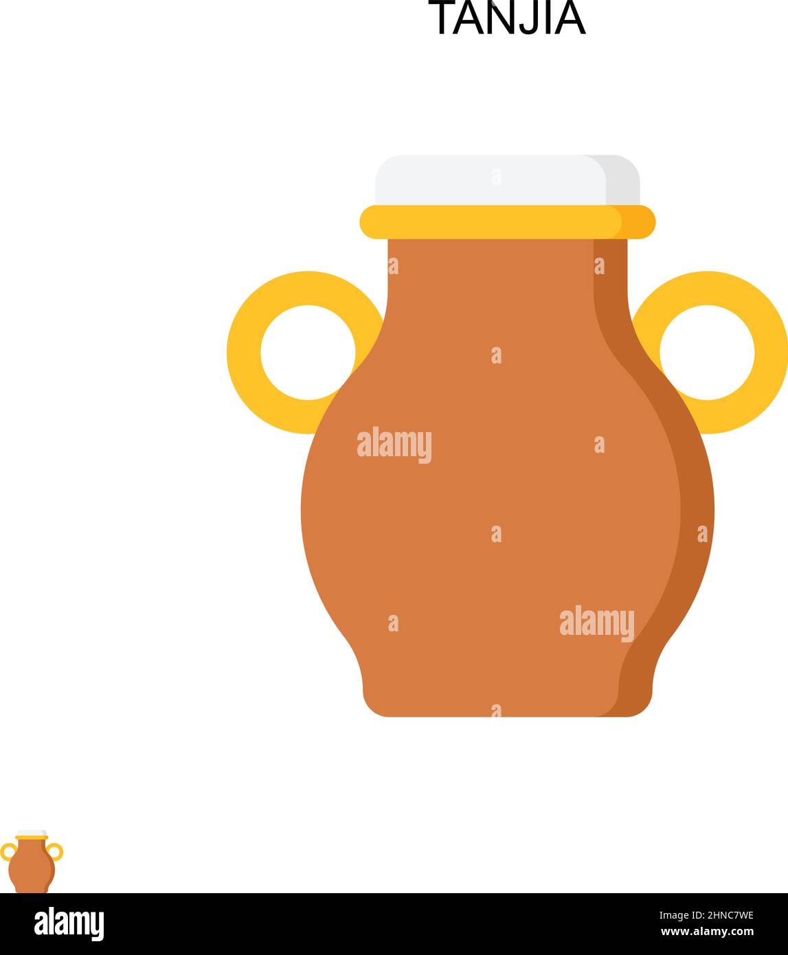 Tanjia simple vecteur icône. Modèle de conception de symbole d'illustration pour élément d'interface utilisateur Web mobile. Illustration de Vecteur Tanjia simple vecteur icône. Modèle de conception de symbole d'illustration pour élément d'interface utilisateur Web mobile. Illustration de Vecteur