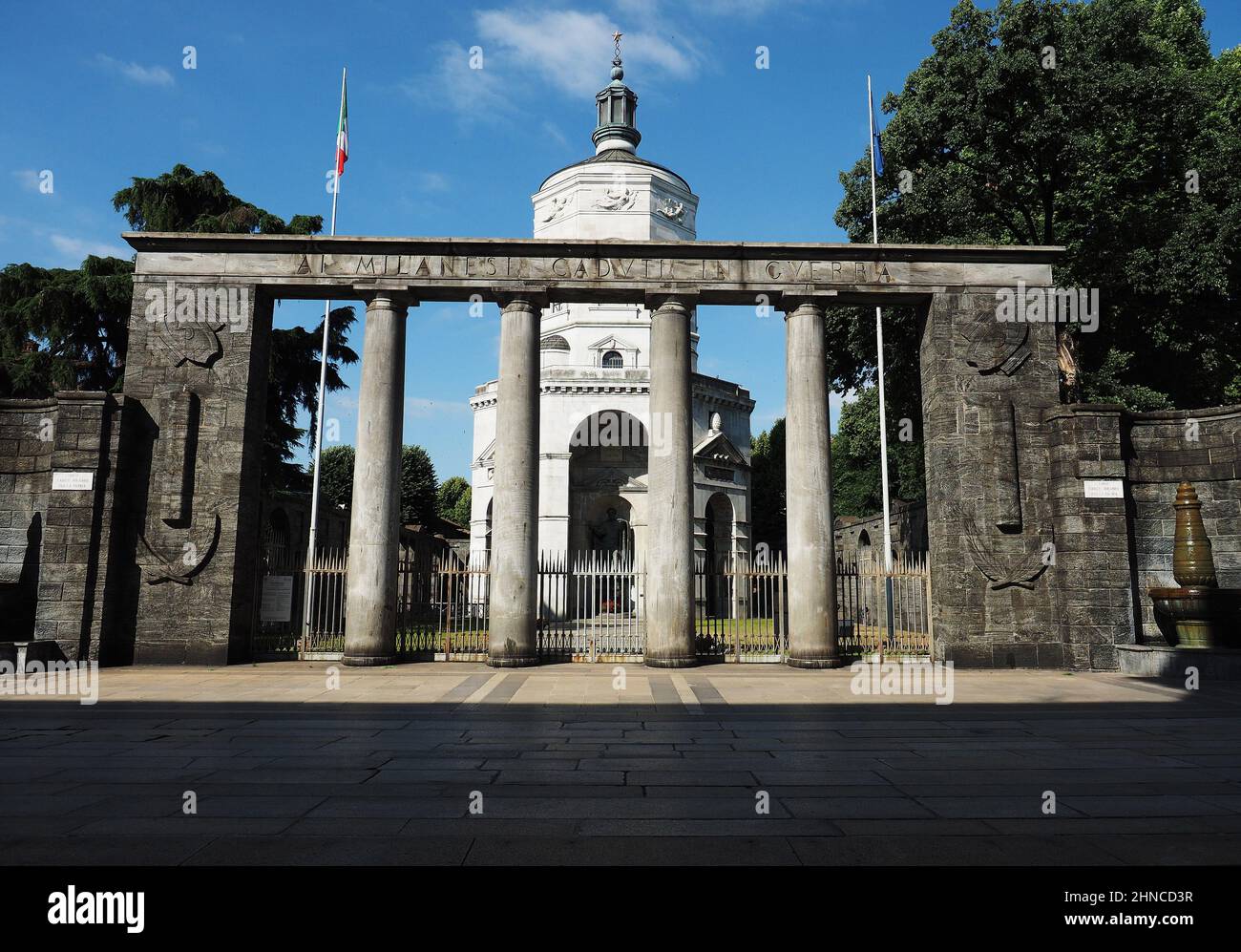 Europe, Italie, lombardie, Milan, sacrario dei caduti, tempio della vittoria, monument, mémorial de guerre, architecture Banque D'Images