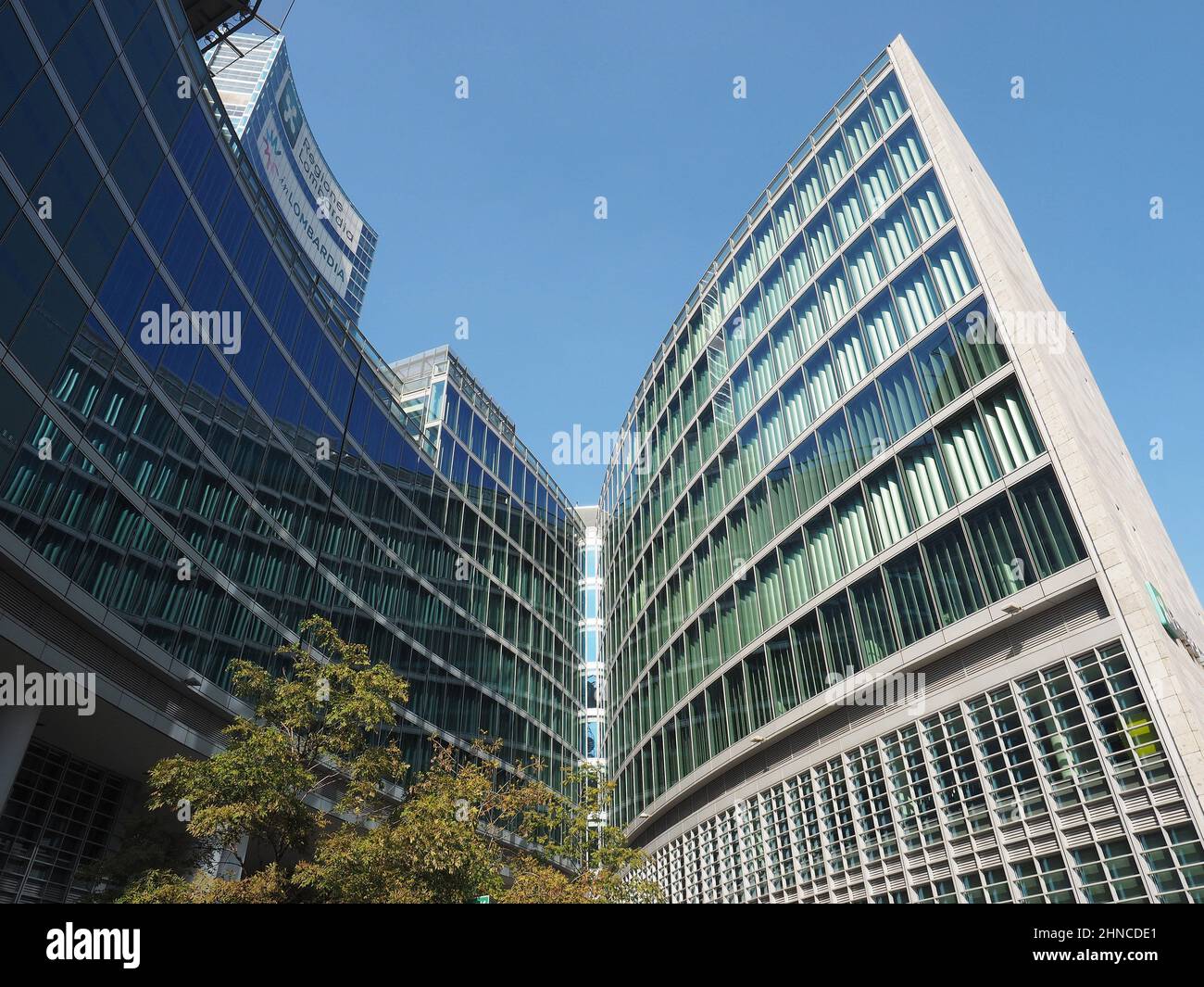 Europe, Italie, Lombardie, Milan, Palazzo della regione Banque D'Images