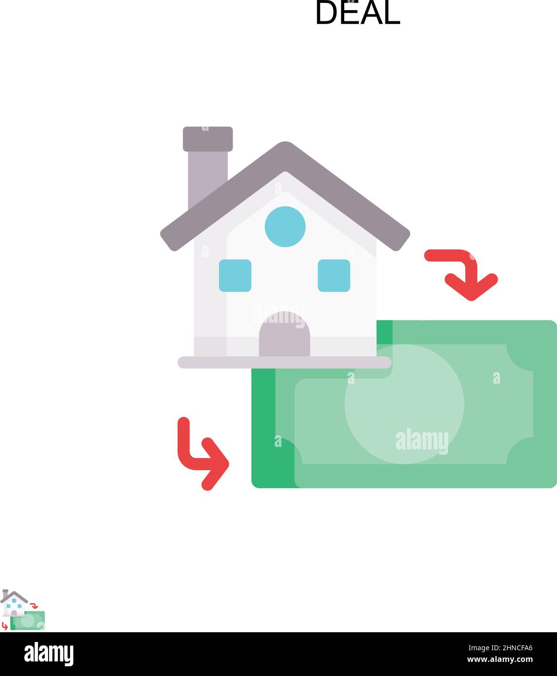 Icône de vecteur simple de transaction. Modèle de conception de symbole d'illustration pour élément d'interface utilisateur Web mobile. Illustration de Vecteur