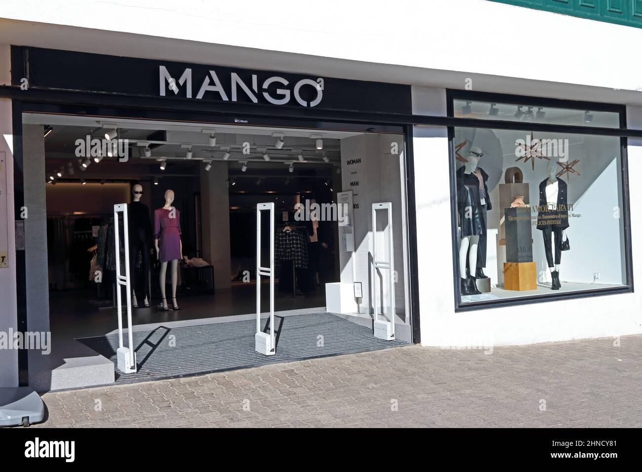 Boutique Mango, Playa Blanca, Lanzarote Banque D'Images