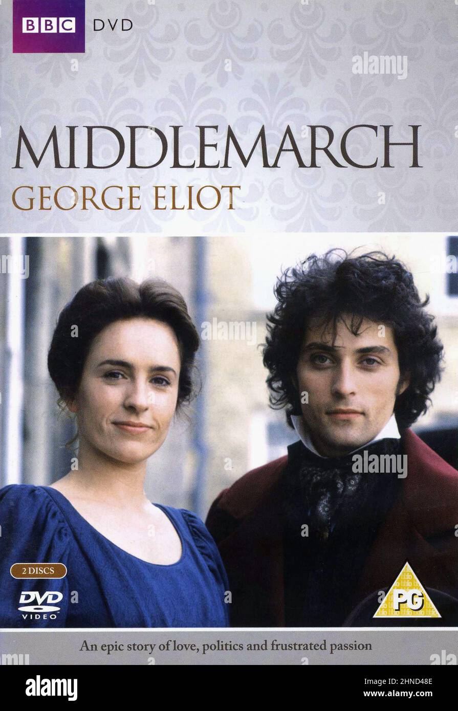Couvercle de lecteur de DVD. 'Iddlemarch' par George Eliot. Banque D'Images