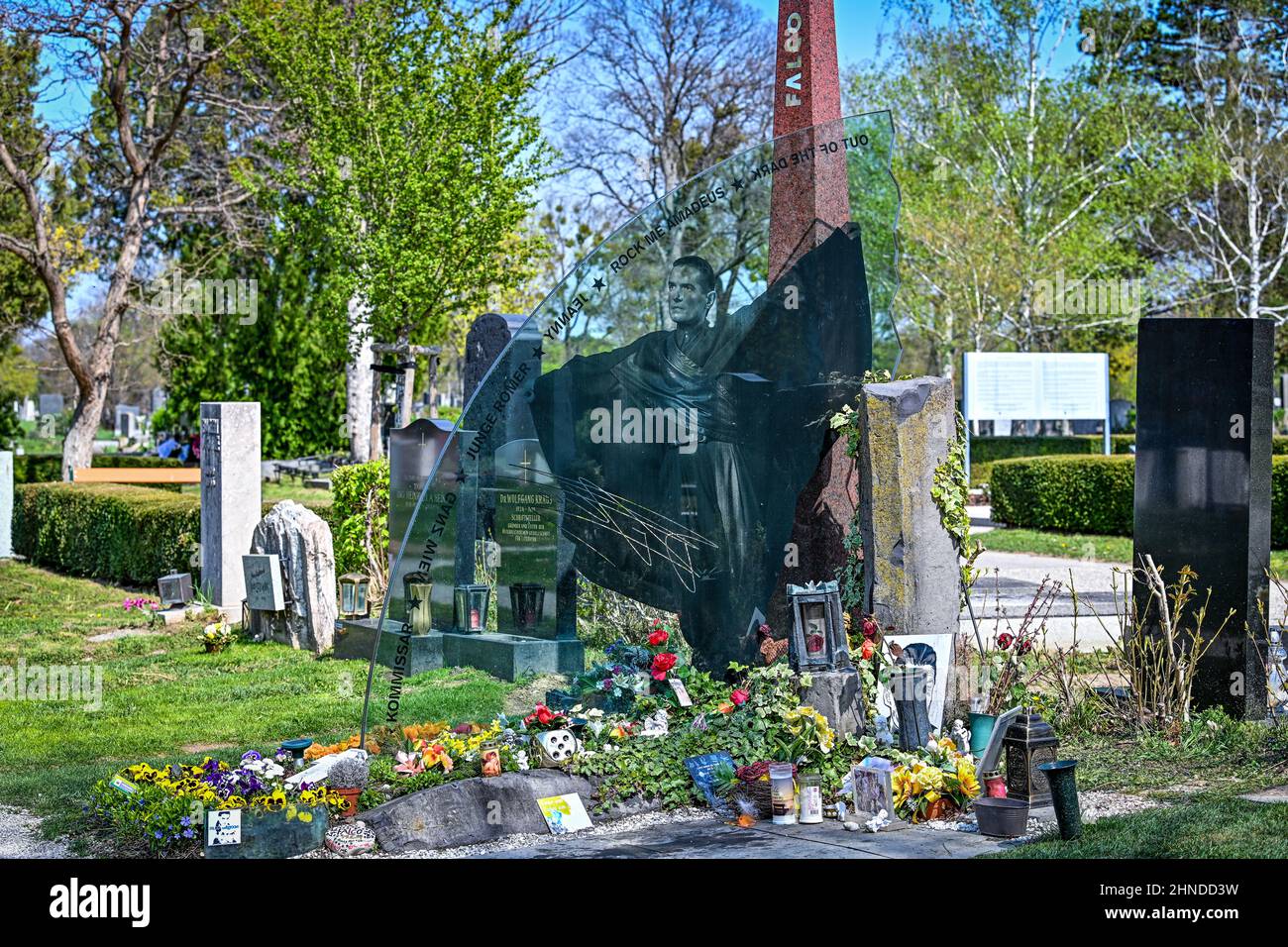 Cimetière Central de Vienne Banque D'Images